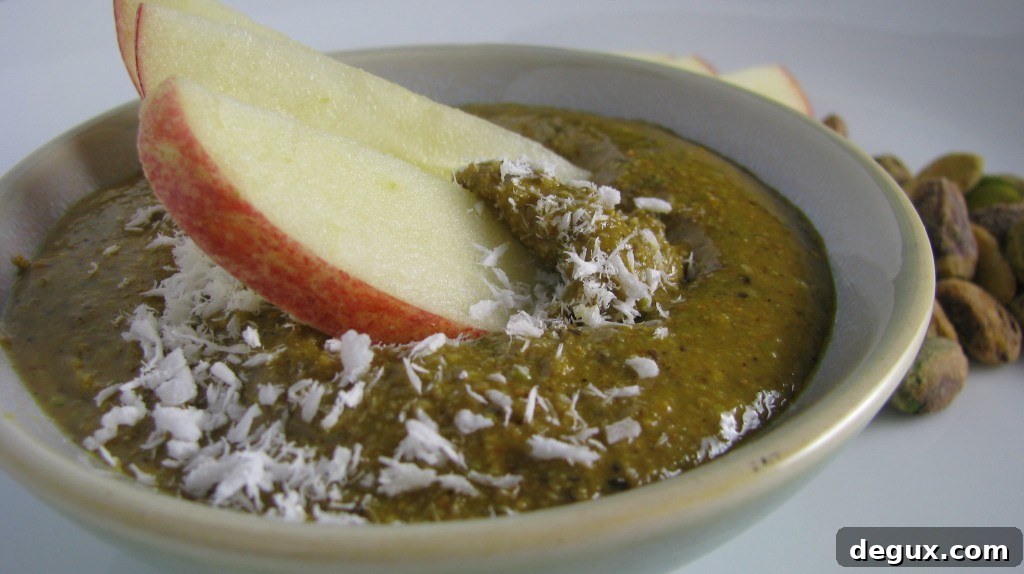 Pistachio Coconut Butter close-up
