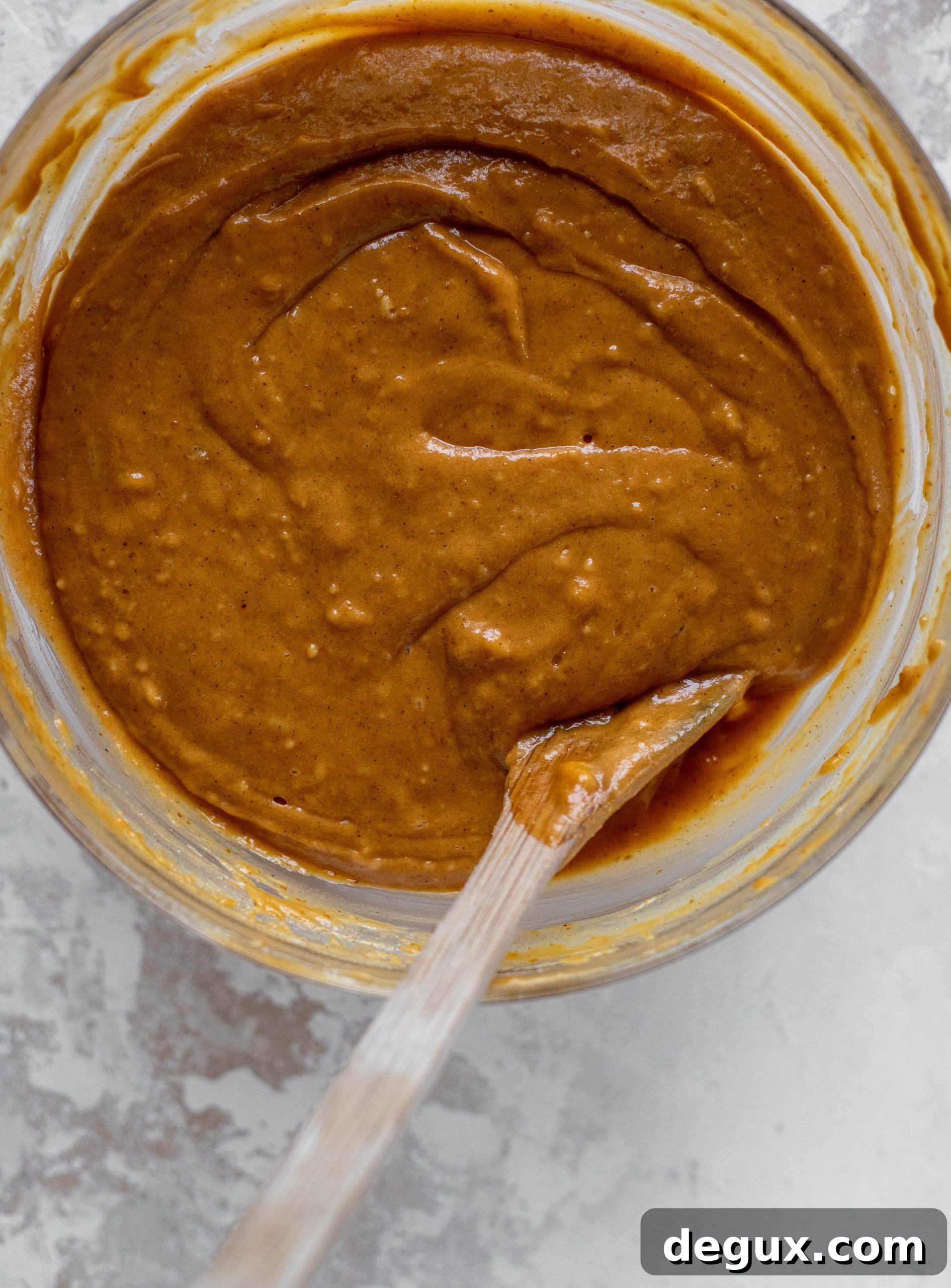 pumpkin cake batter