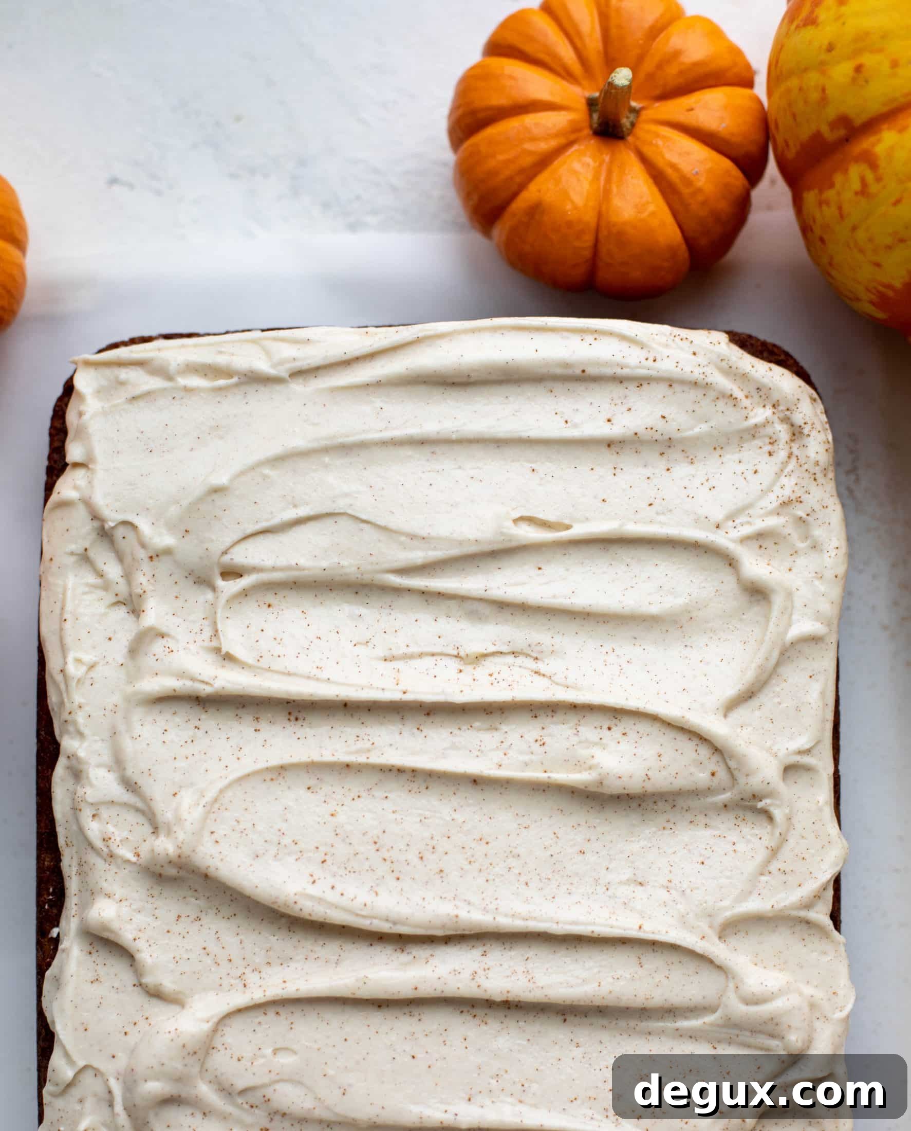 pumpkin sheet cake