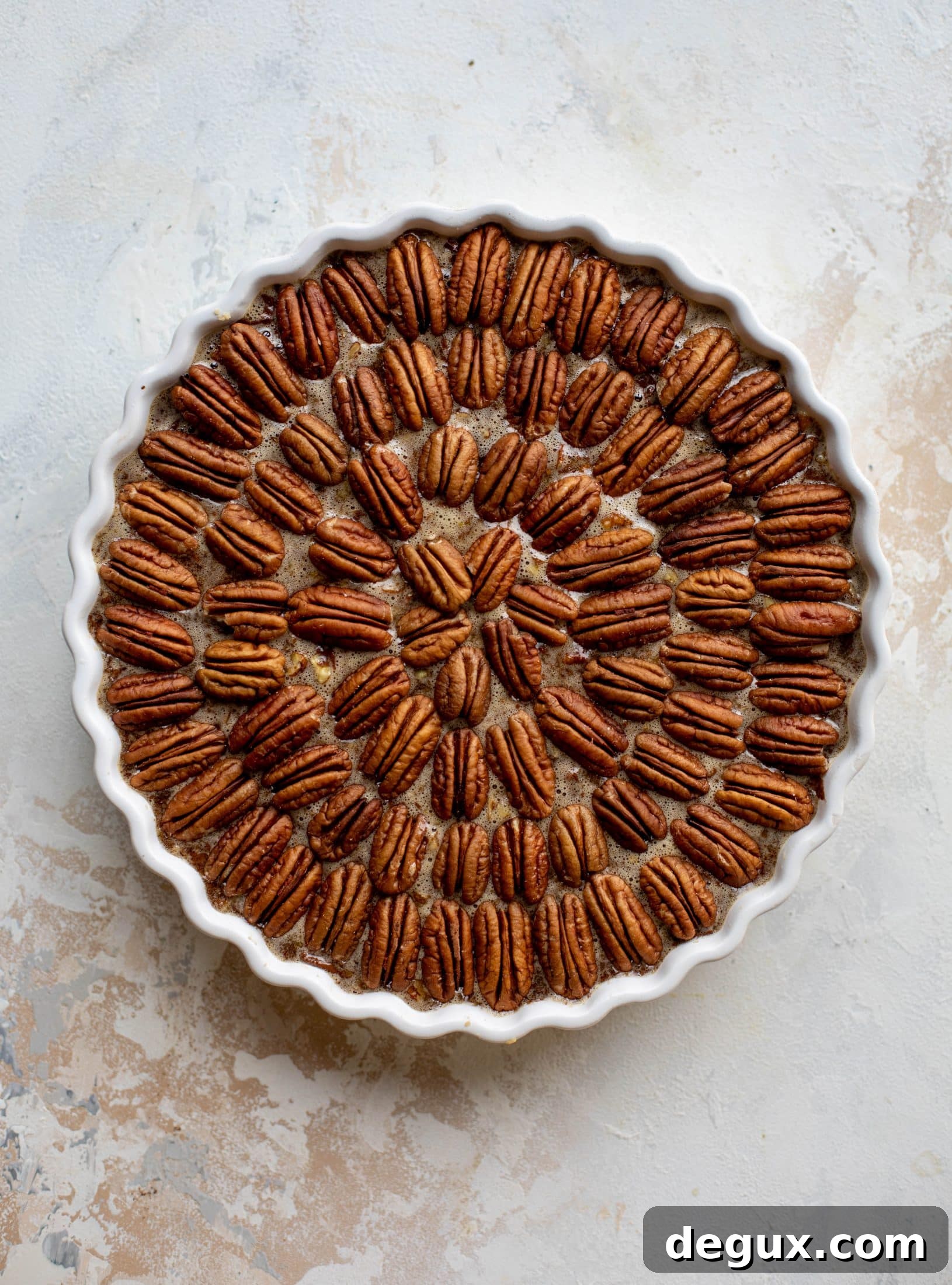 Decadent Chocolate Fudge Pecan Tart Recipe 6 This chocolate pecan tart is the best dessert ever. Chocolate fudge and gooey pecan pie in a shortbread crust - everyone goes crazy!
