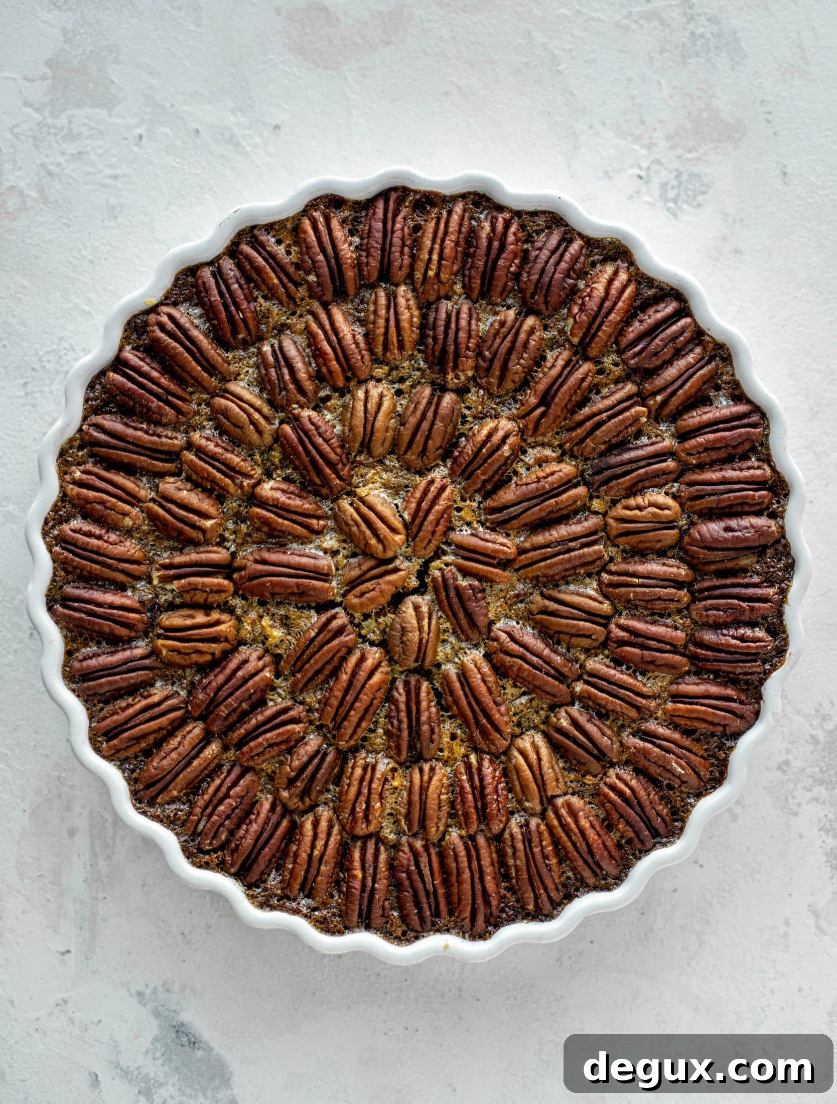 Decadent Chocolate Fudge Pecan Tart Recipe 7 This chocolate pecan tart is the best dessert ever. Chocolate fudge and gooey pecan pie in a shortbread crust - everyone goes crazy!