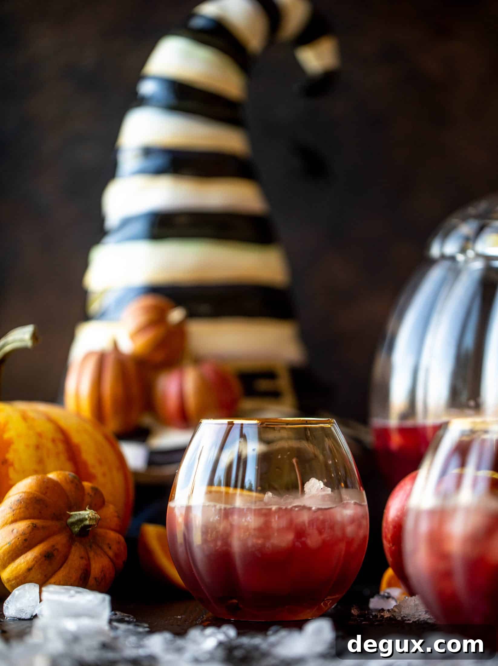 Hocus Pocus Mocktail Punch Recipe for Halloween Parties 2 A fun Halloween punch that everyone can enjoy! Hocus pocus punch is full of cider, orange and cranberry and tastes delicious!