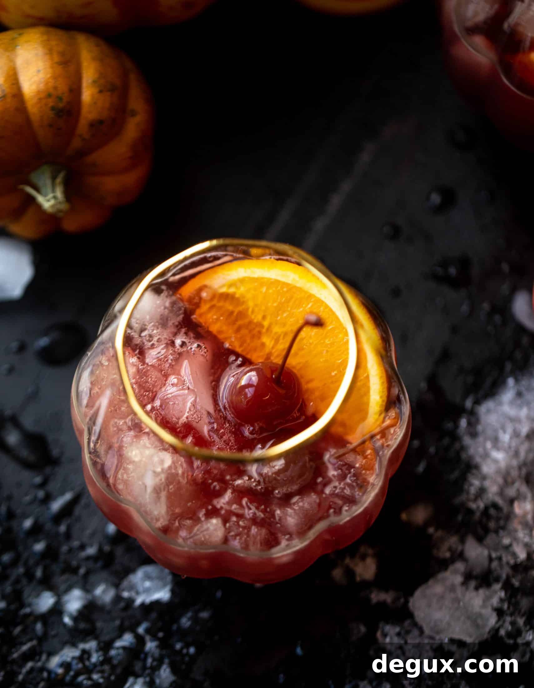Hocus Pocus Mocktail Punch Recipe for Halloween Parties 7 A fun Halloween punch that everyone can enjoy! Hocus pocus punch is full of cider, orange and cranberry and tastes delicious!