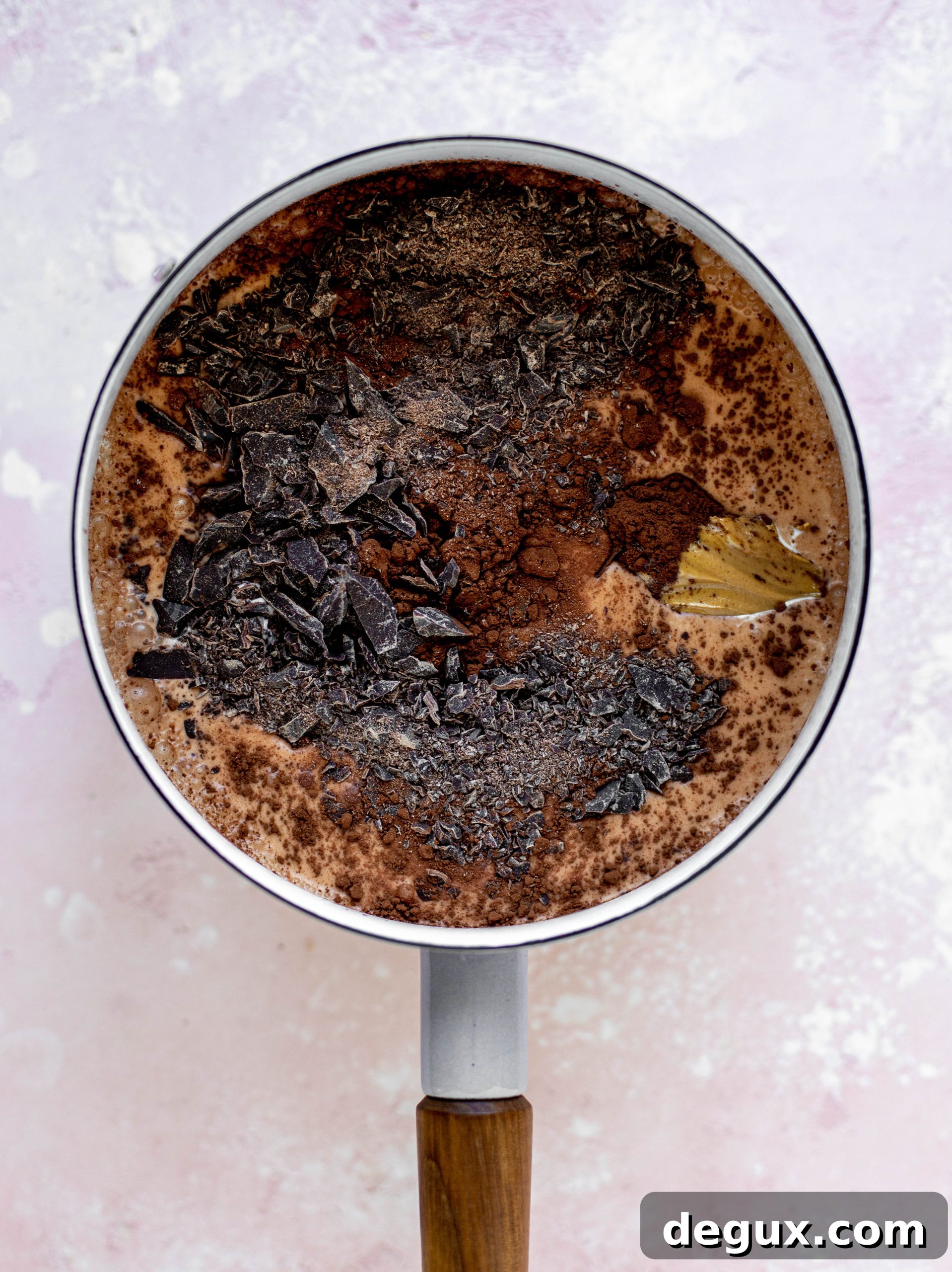 hot chocolate ready to make