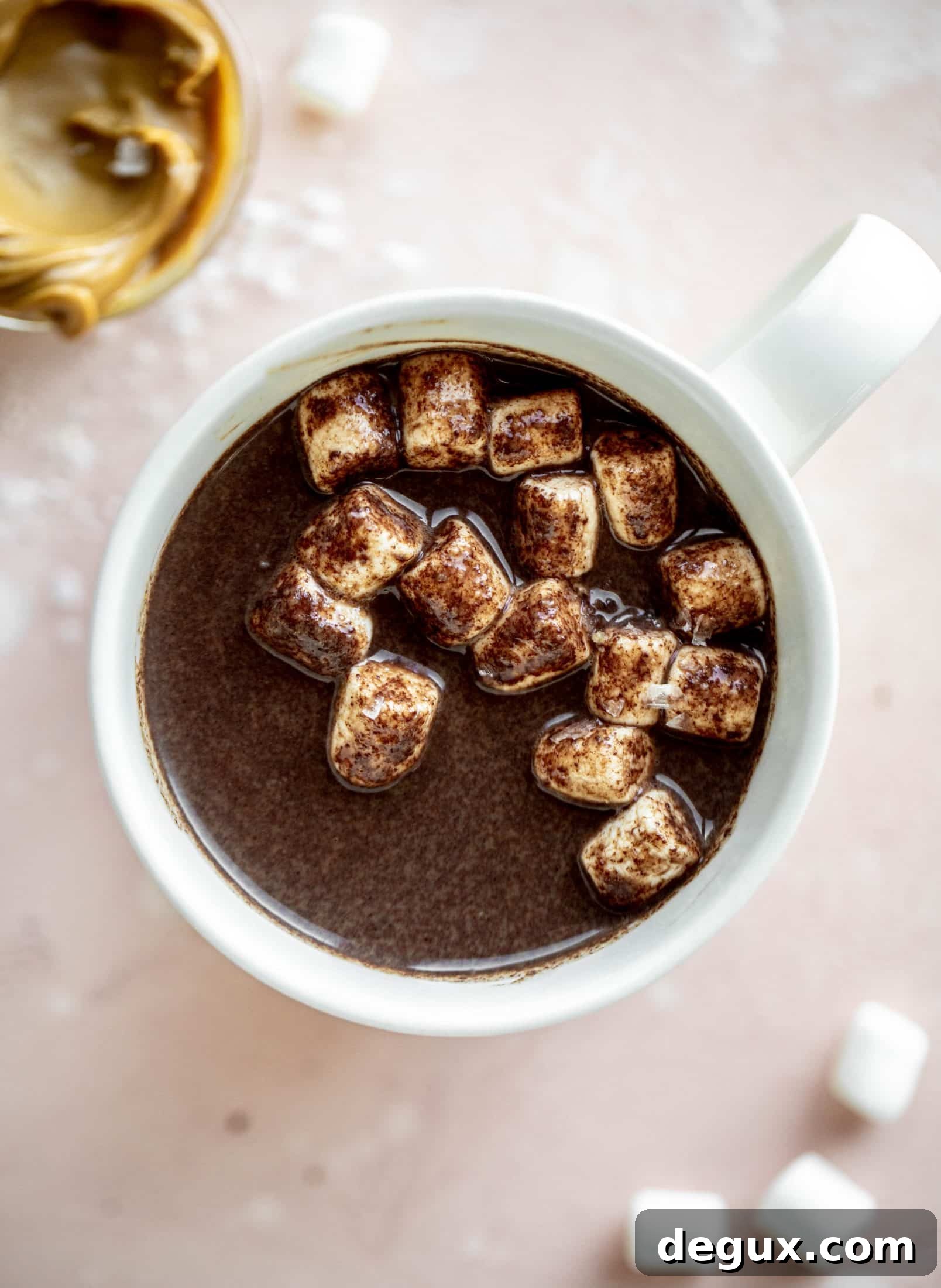 hot chocolate with marshmallows