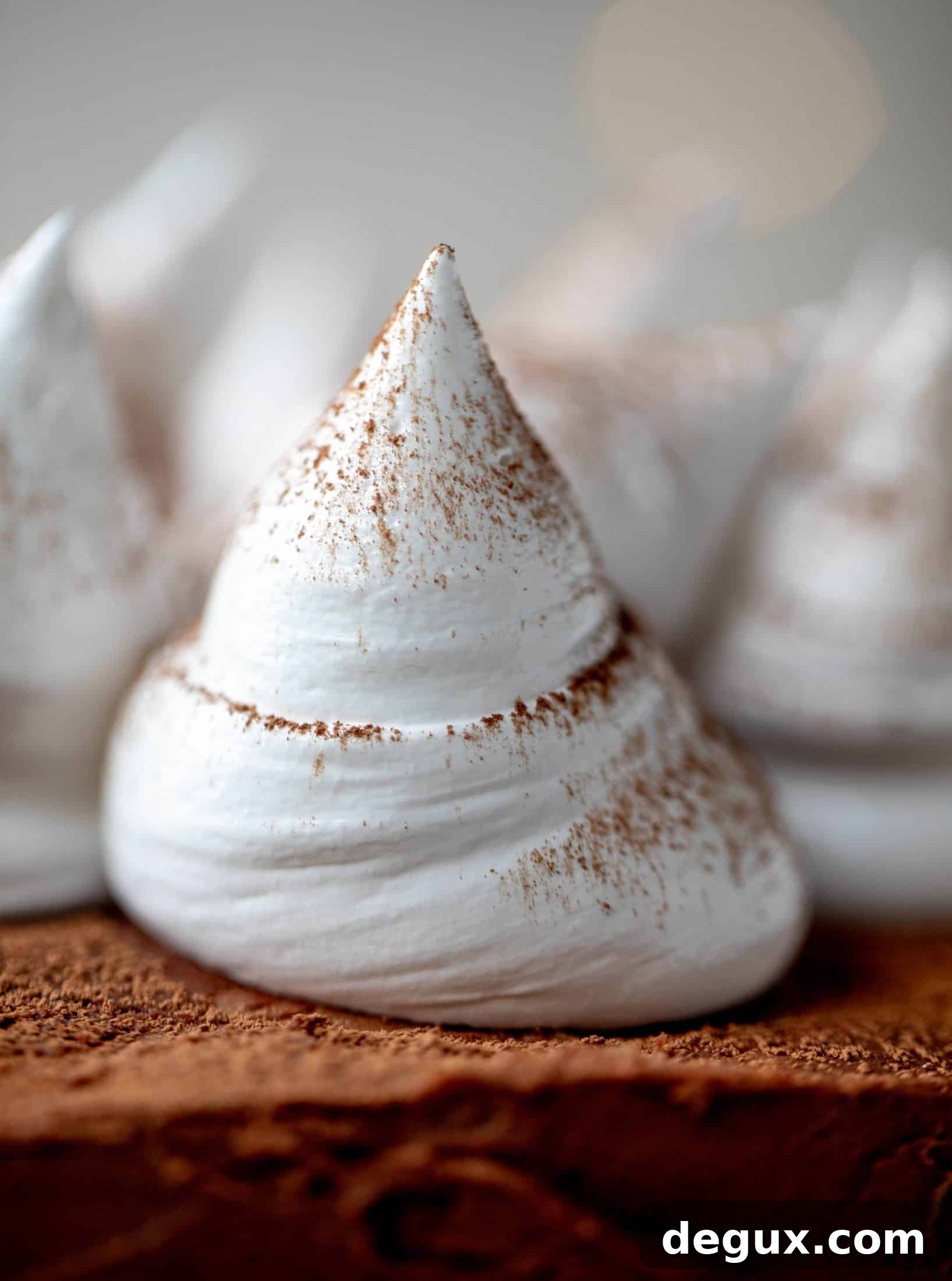 Hot Cocoa Cake with Whipped Marshmallow Frosting 8 This hot cocoa cake is made with the fudgiest chocolate cake, smothered in chocolate cream cheese frosting and dolloped with whipped marshmallow!