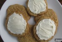 Chewy Carrot Cake Cookies with Cream Cheese Frosting