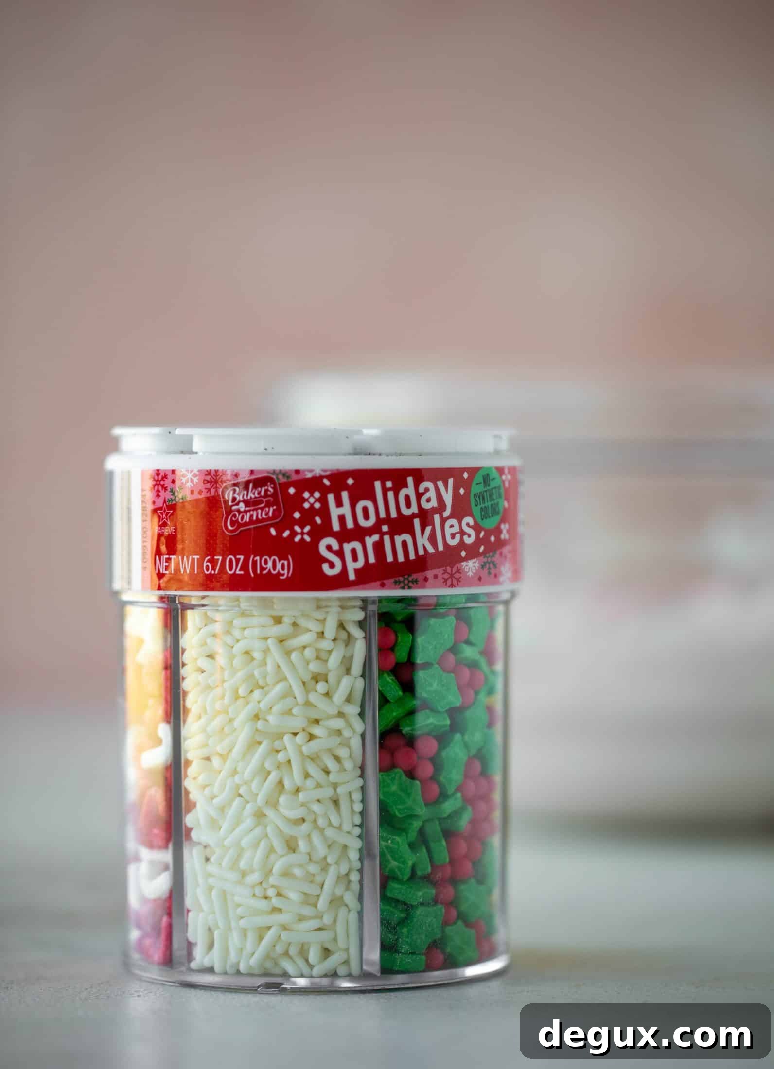 Pink Peppermint Sugar Cookie Recipe for Holiday Baking 6 ALDI holiday sprinkles