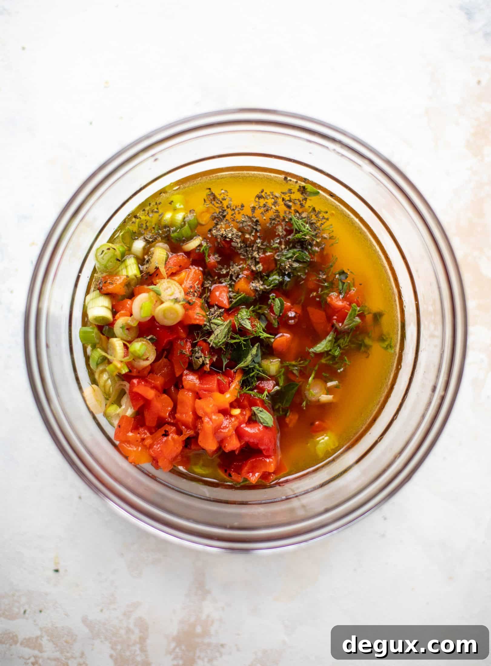 marinade for cheddar and goat cheese