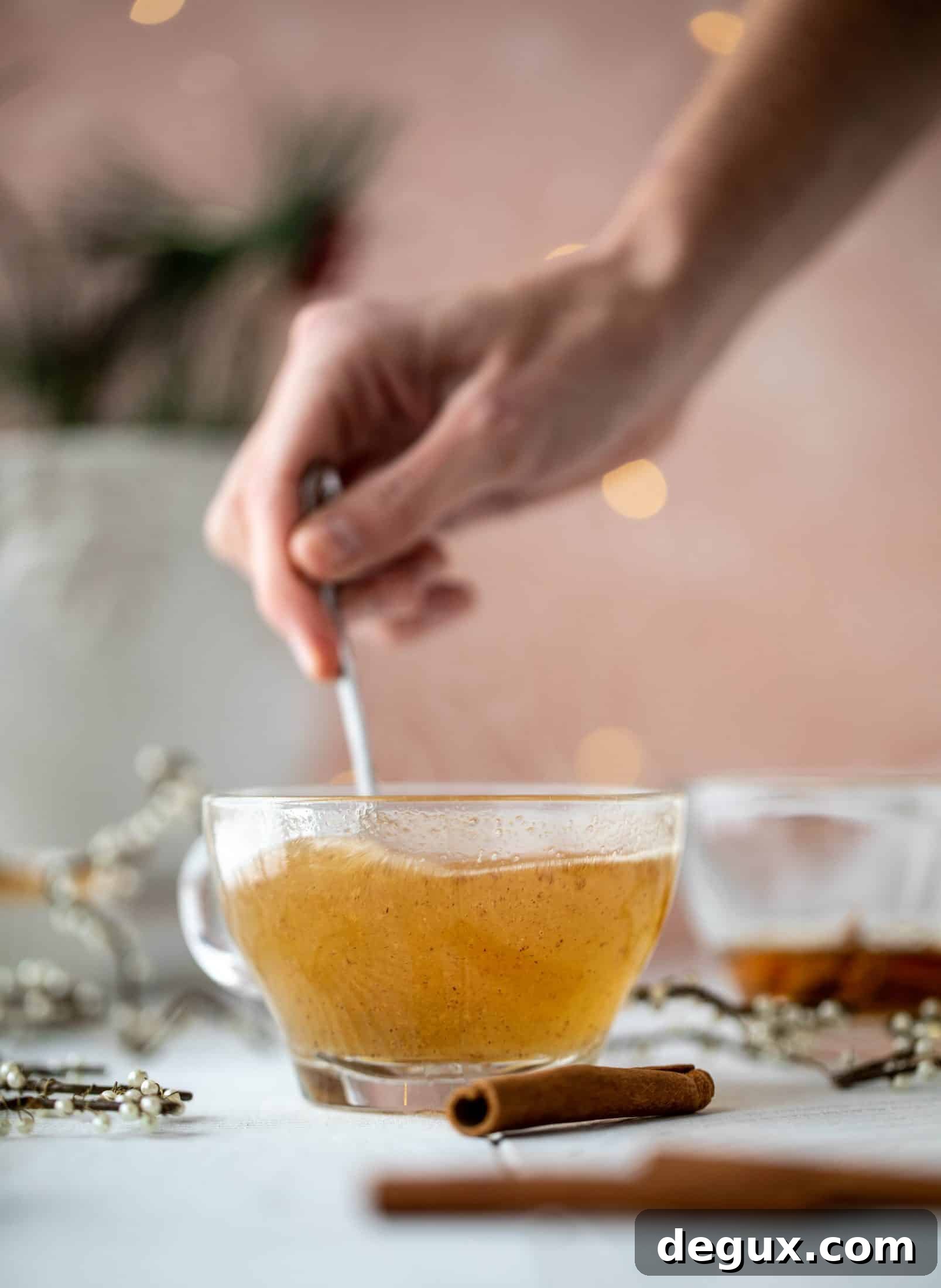 Hot Buttered Bourbon Cocktail Recipe: Warm Bourbon Drink for Chilly Nights 7 Hot buttered bourbon is a warming, spiced cozy drink that is perfect for chilly nights! Save batter in the fridge so you can have it whenever you'd like!