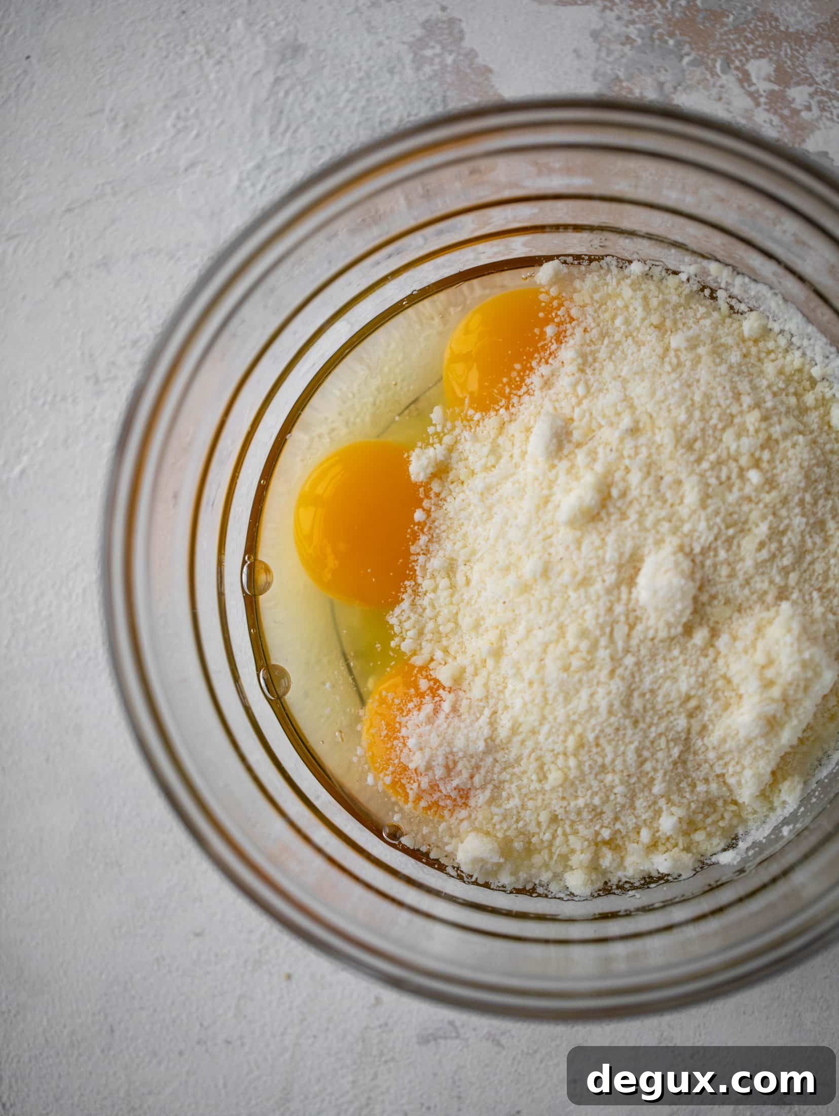 eggs and parmesan cheese