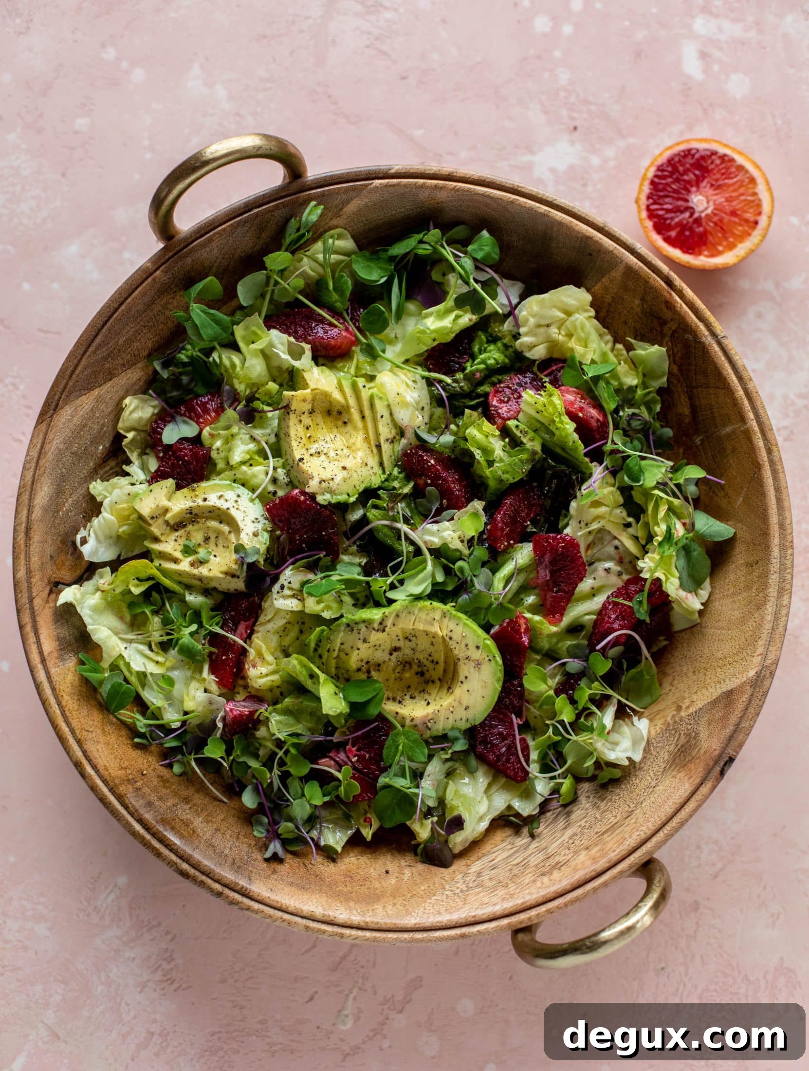 Smoky Blood Orange BBQ Ribs with Avocado Butter Greens 6 These blood orange BBQ ribs are smoky, sweet, sticky and oh-so good. Serve alongside an avocado butter greens salad for the ultimate combo!