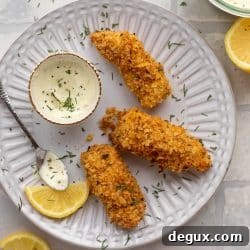 Crispy Lemon-Garlic Fish Sticks with Jalapeño Tartar Sauce 9 img 64172 9