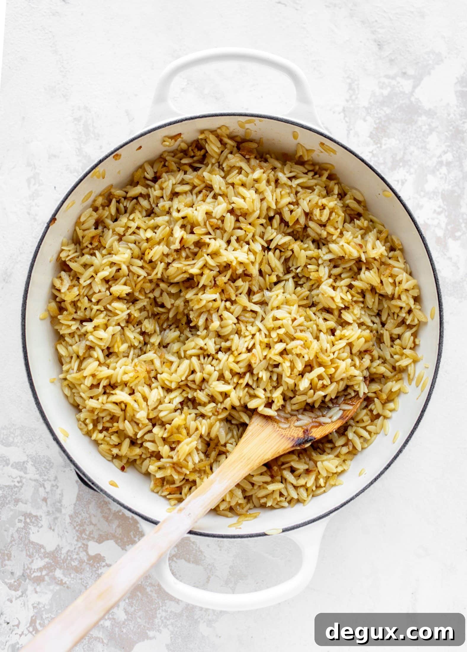 crispy orzo
