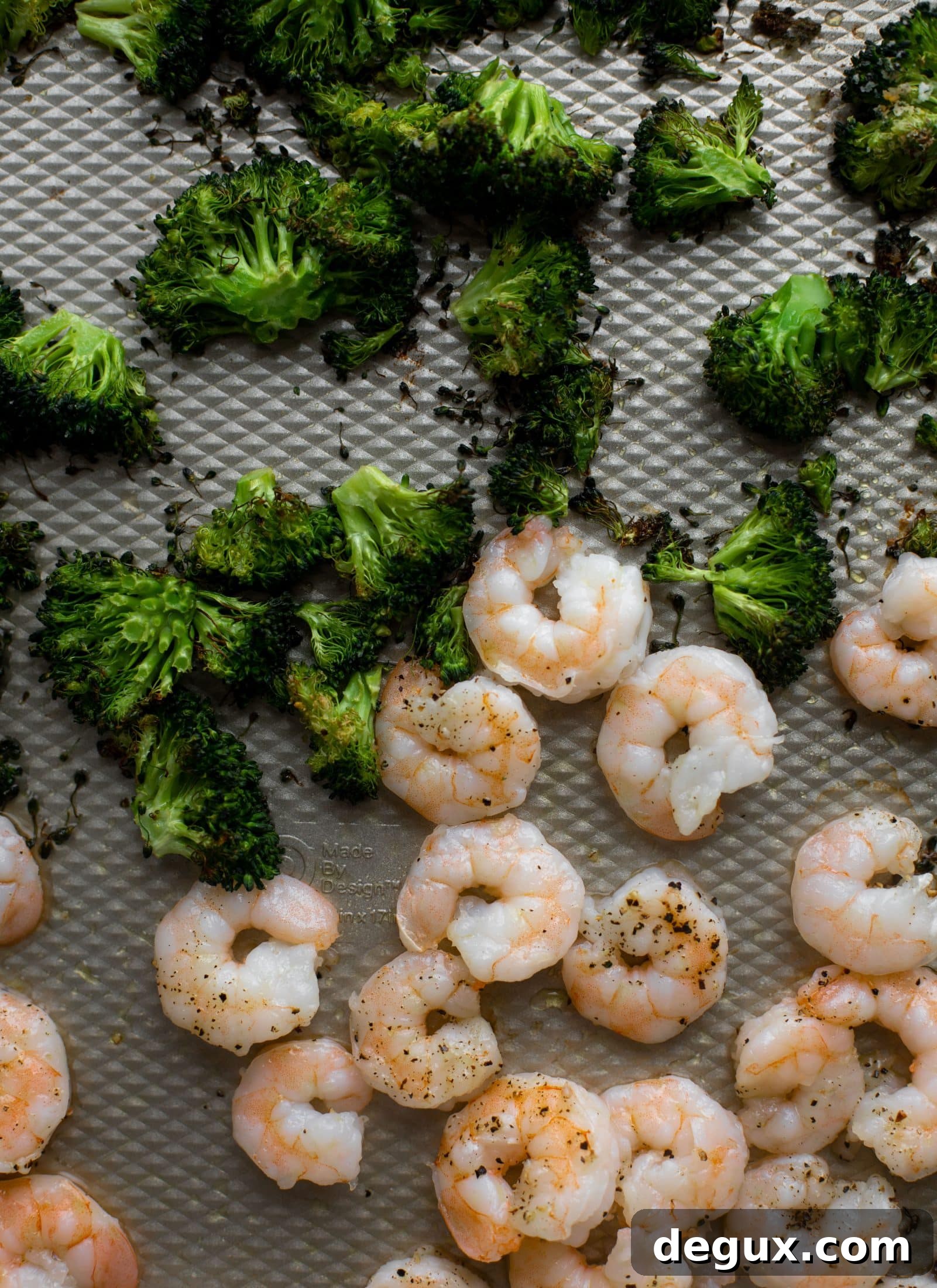 roasted shrimp and broccoli
