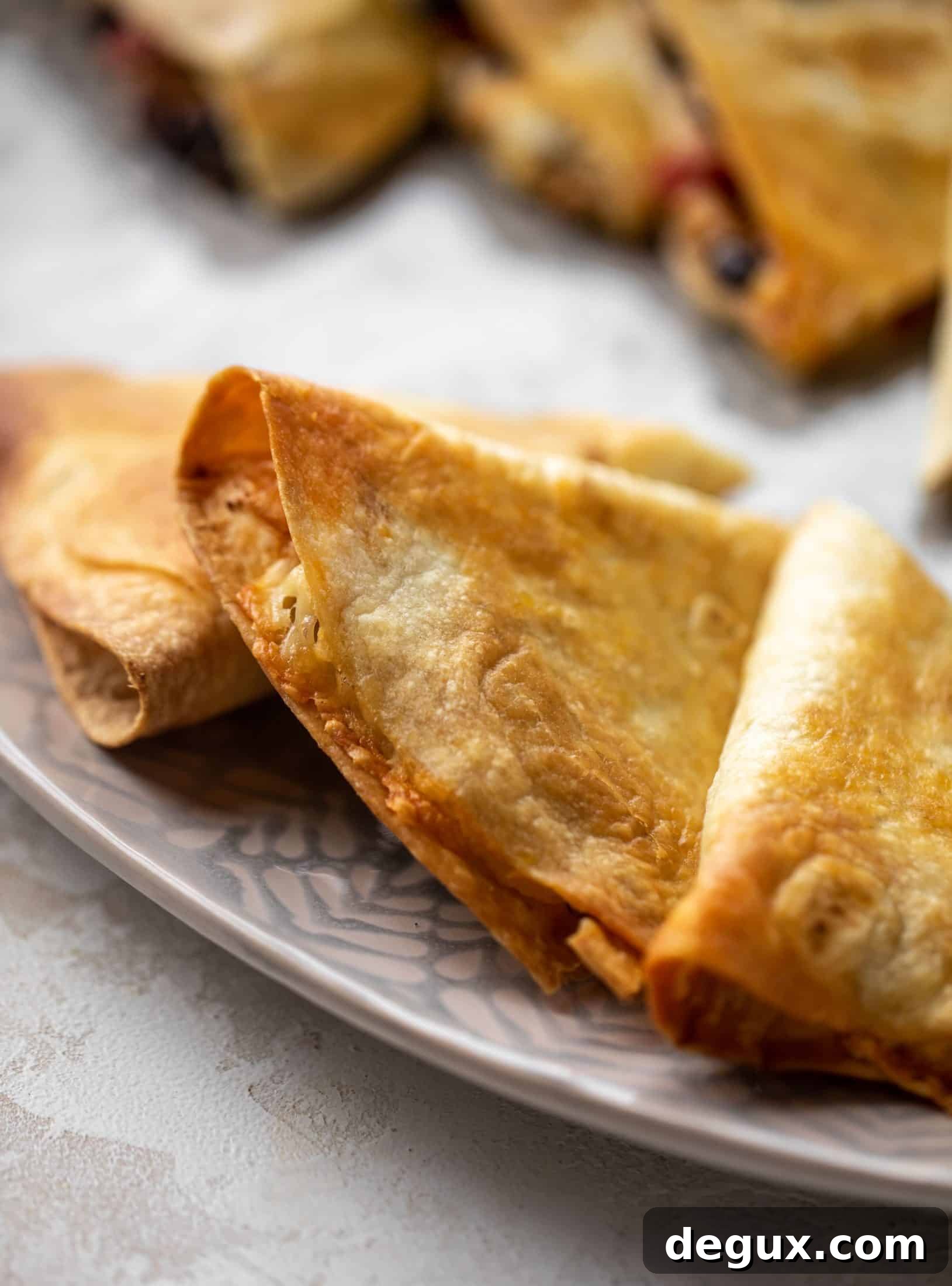 Crispy Baked Quesadillas Made with Pantry Staples 6 oven baked quesadillas