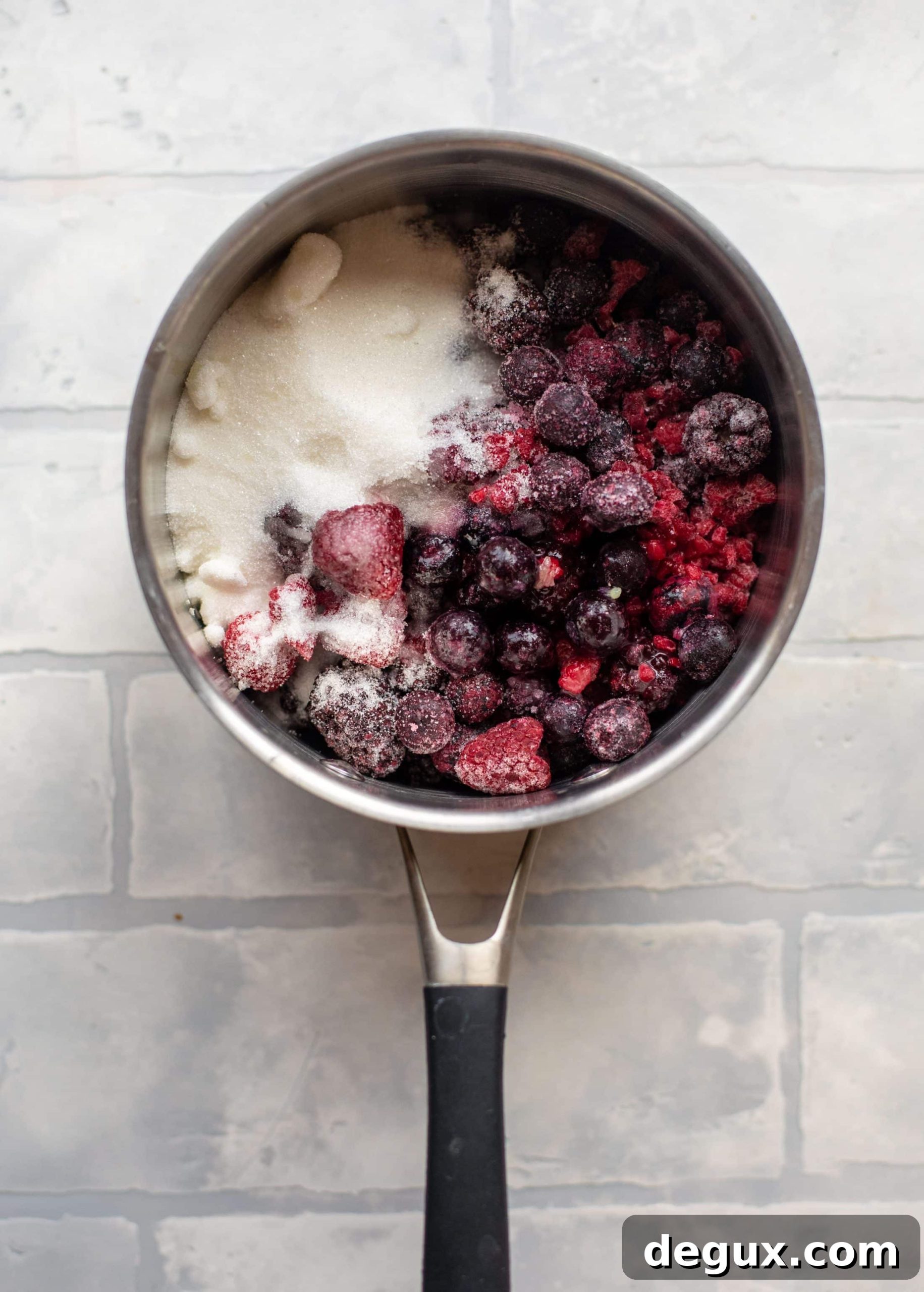 Giant Frozen Berry Pop-Tart Recipe Using Freezer Ingredients 3 triple berry lavender filling with frozen fruit