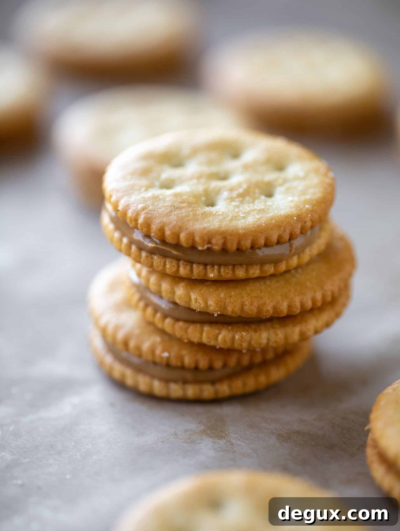 Ritz Cracker Peanut Butter Cups Recipe — Sweet & Salty Bites 6 peanut butter ritz cracker sandwiches
