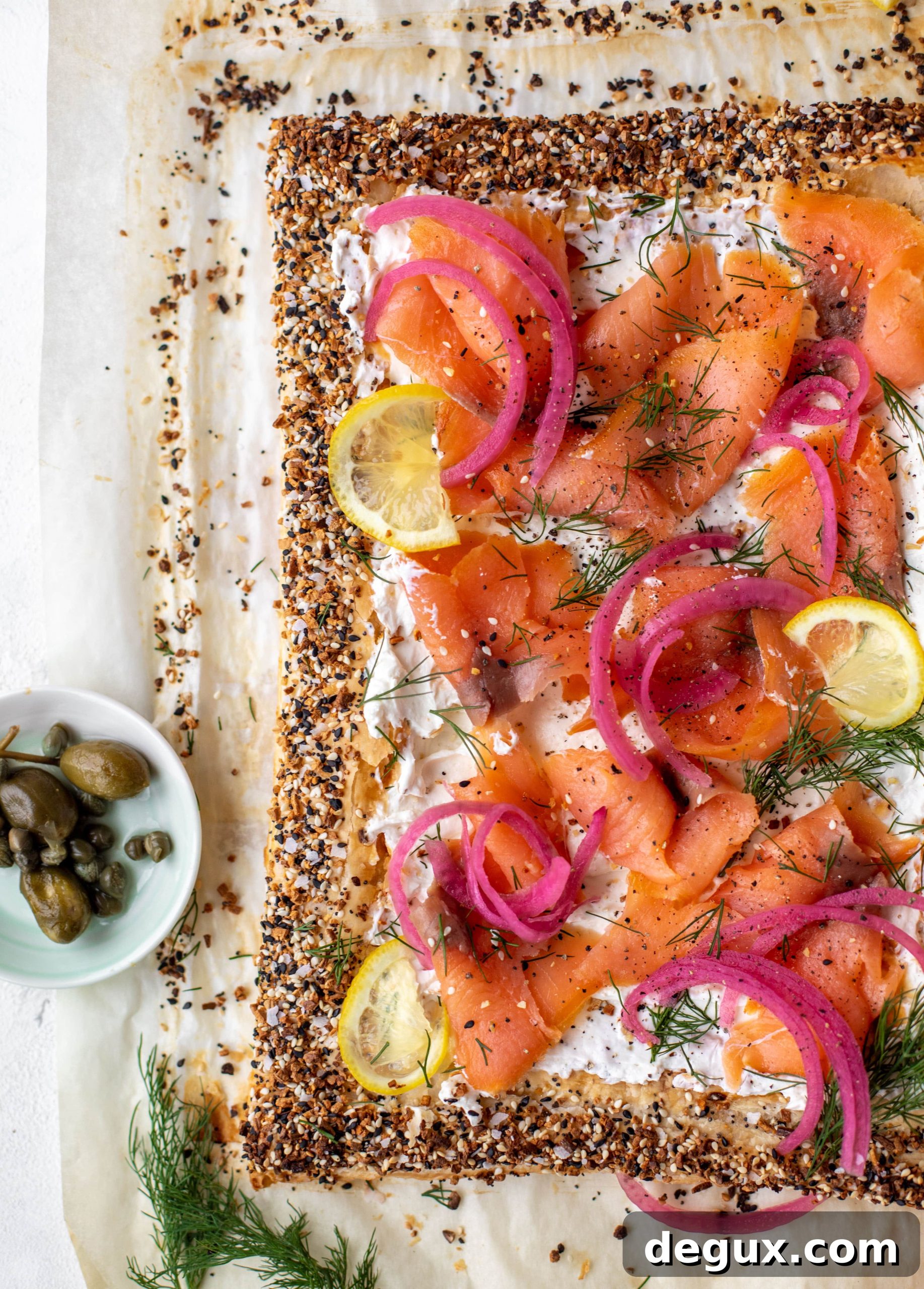 smoked salmon tart + 23 mother's day recipes