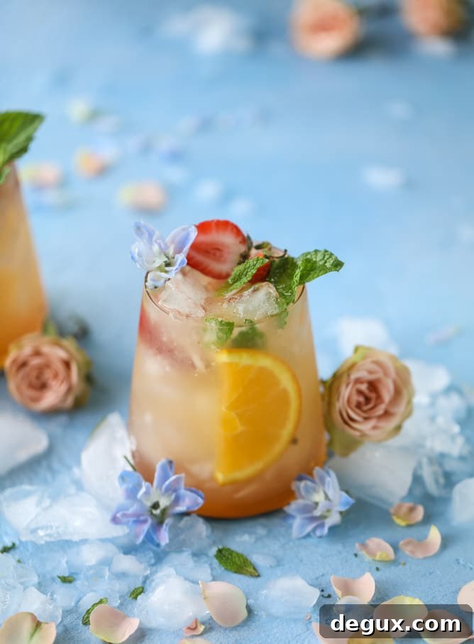 minted mimosa punch + 23 mother's day recipes
