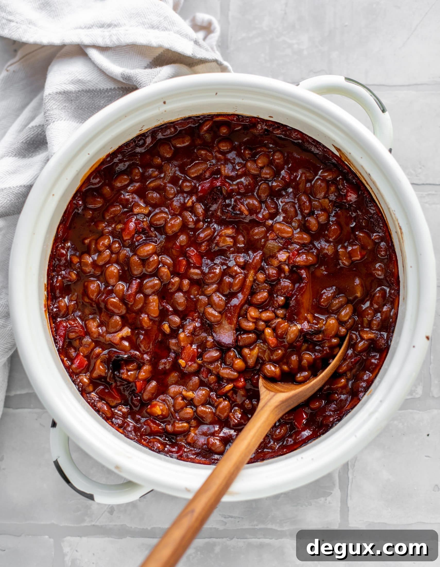 Saucy, Smoky Baked Beans