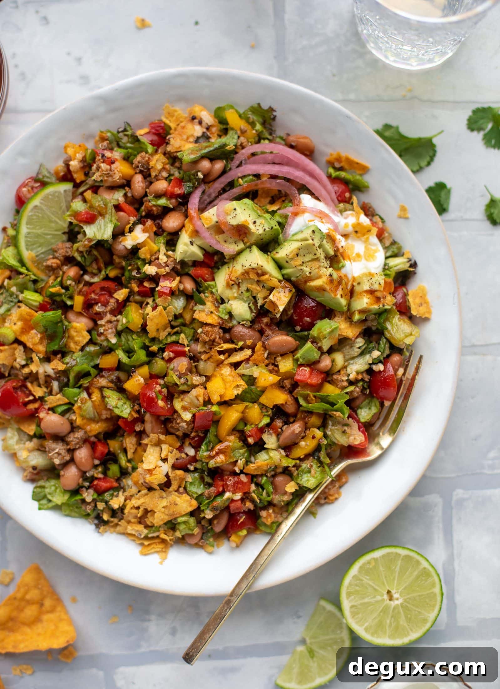 nacho cheese taco quinoa salad