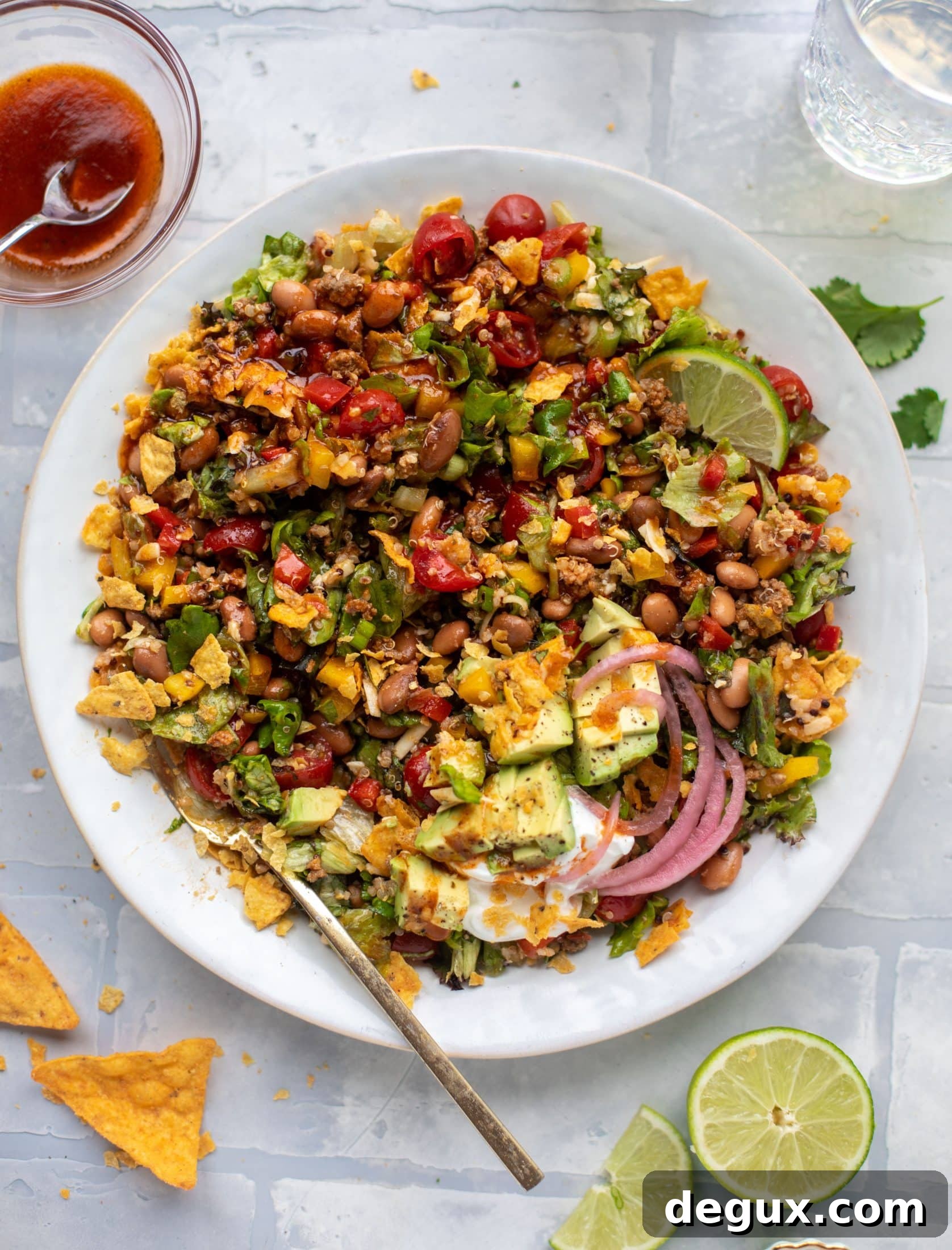nacho cheese taco quinoa salad