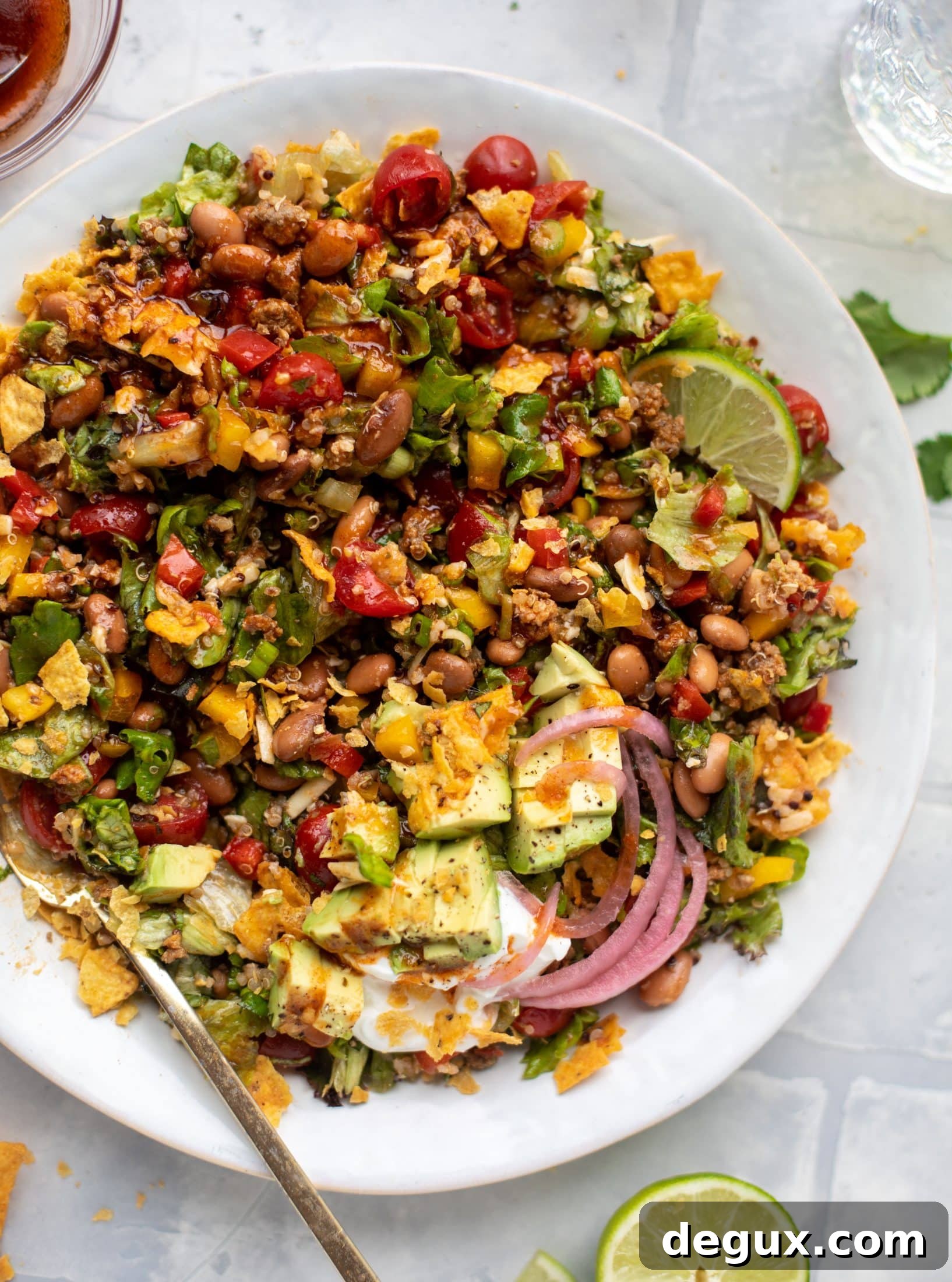 nacho cheese taco quinoa salad
