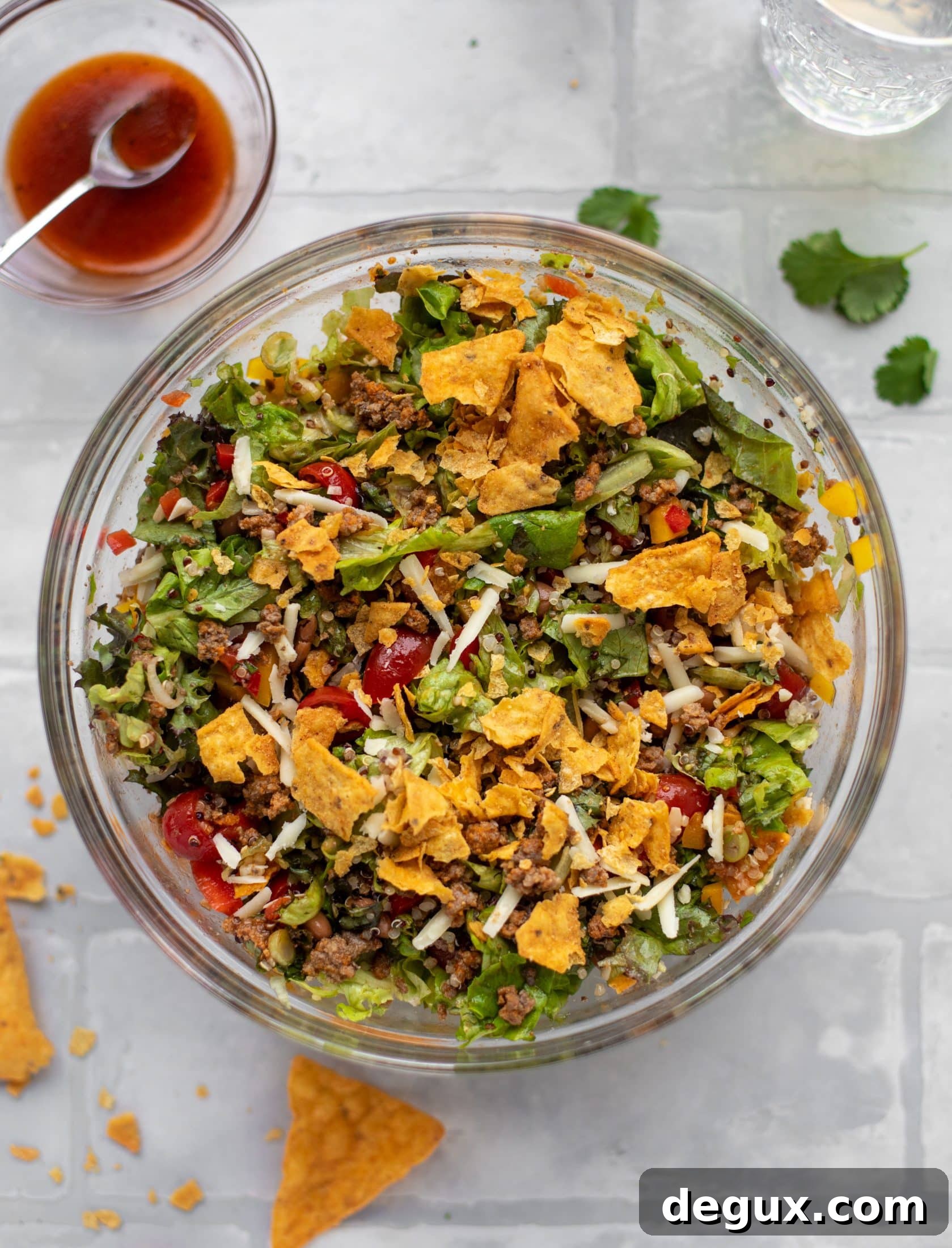 nacho cheese taco quinoa salad