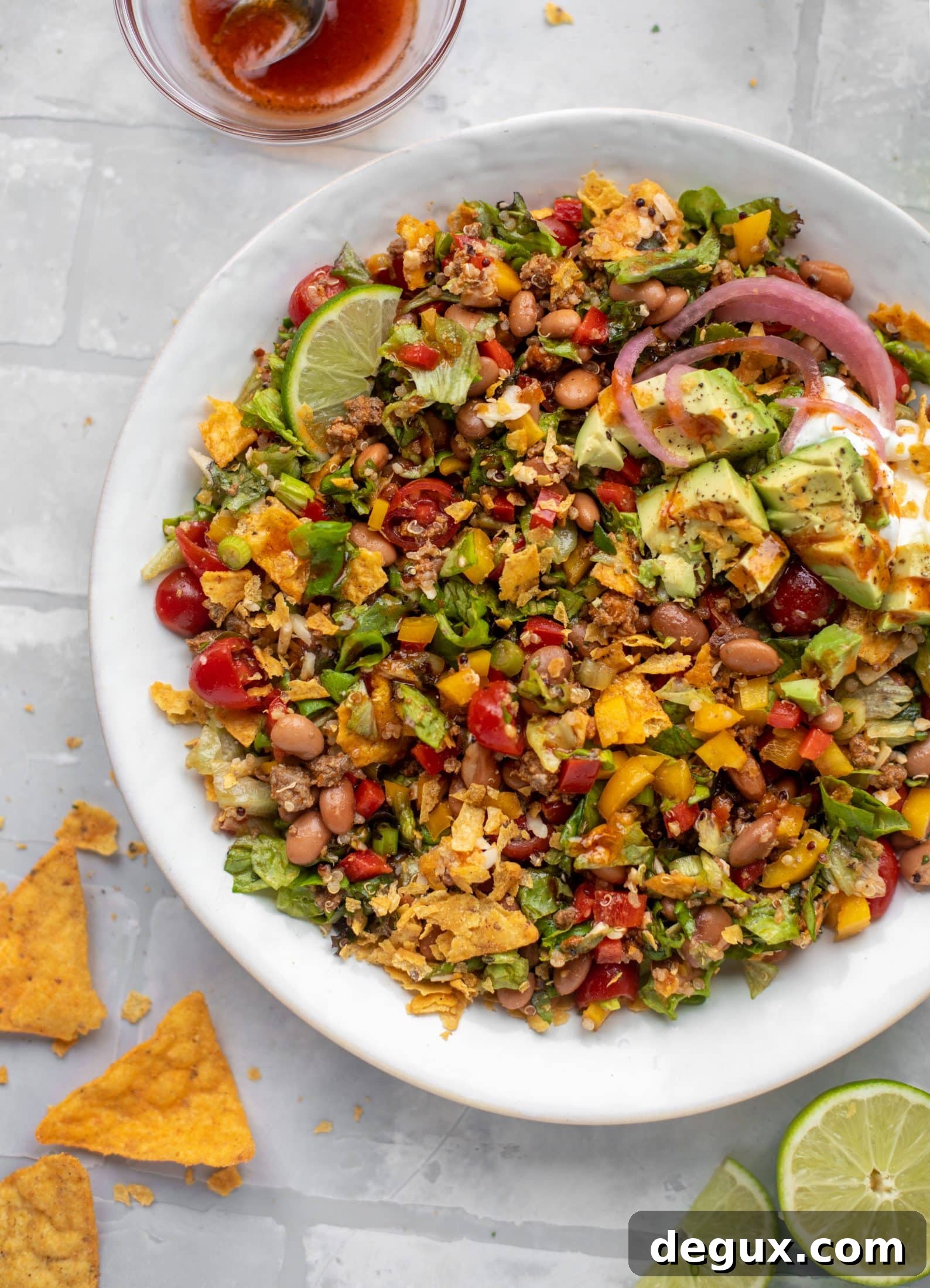 nacho cheese taco quinoa salad