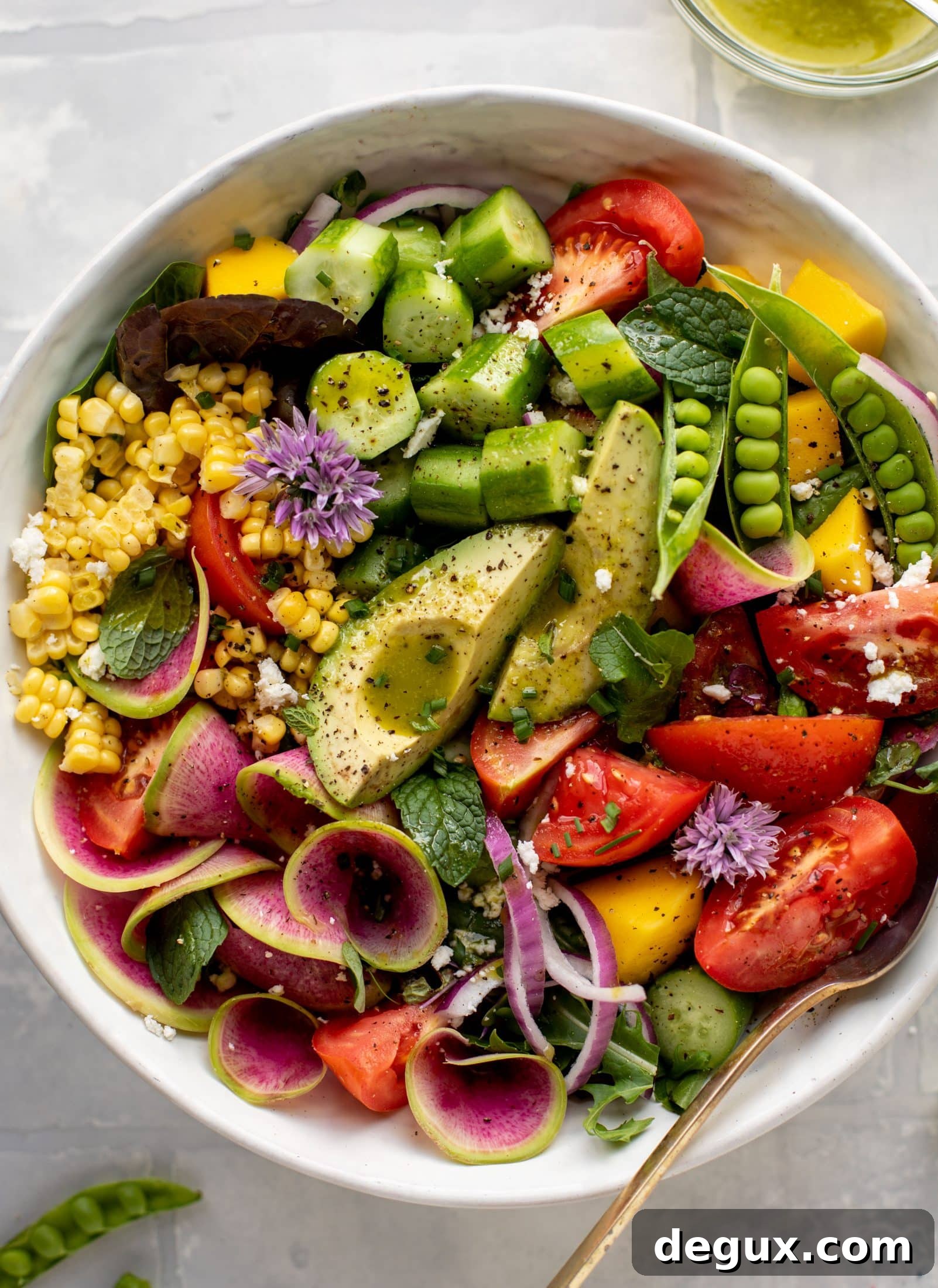 Loaded Summer Salad with Grilled Veggies and Feta 9 loaded summer house salad