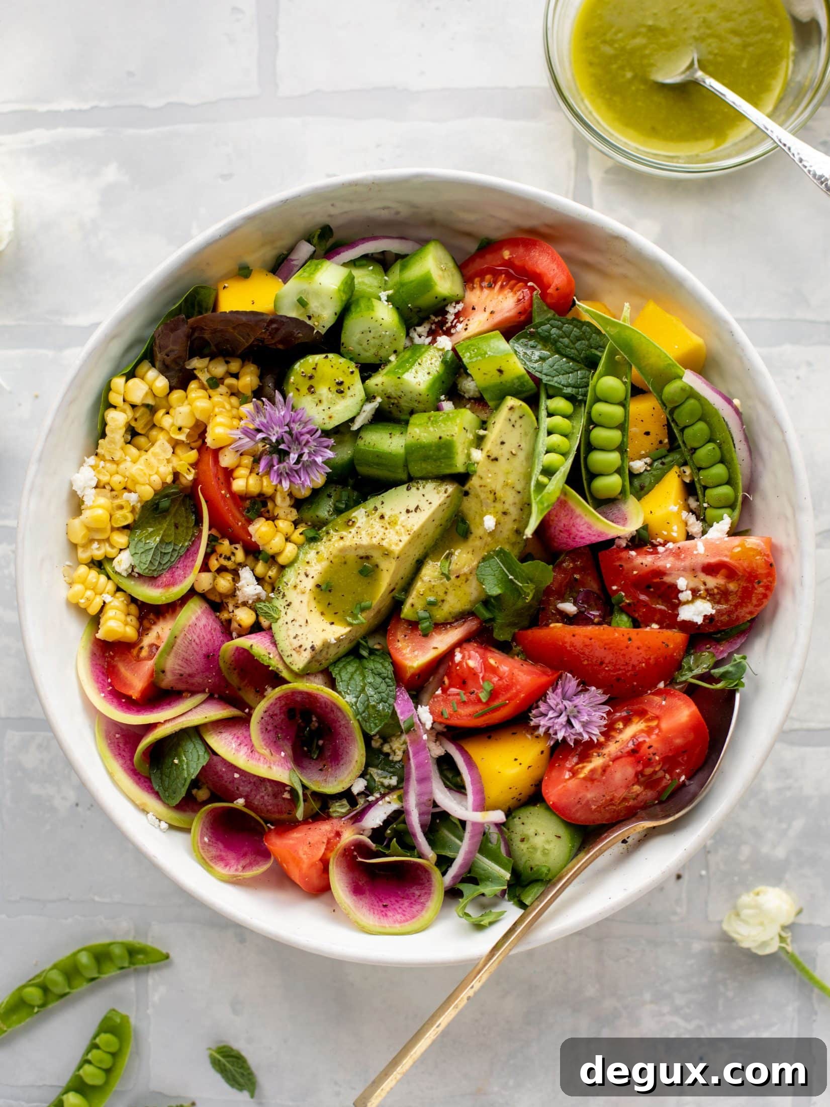 Loaded Summer Salad with Grilled Veggies and Feta 11 loaded summer house salad