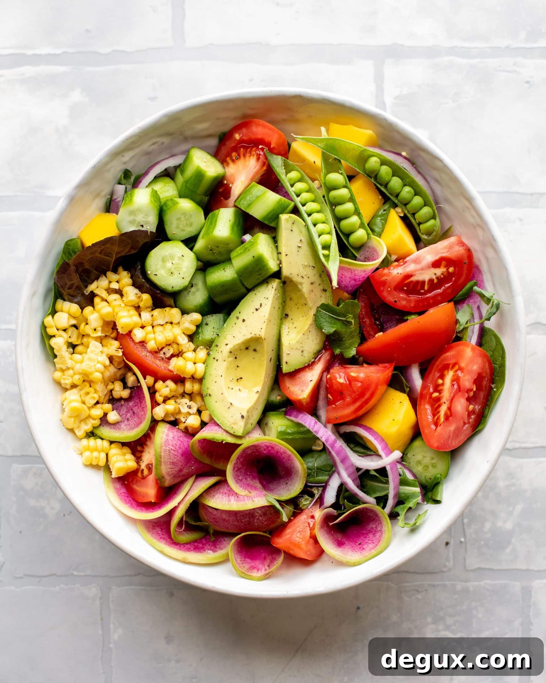 Loaded Summer Salad with Grilled Veggies and Feta 5 loaded summer house salad