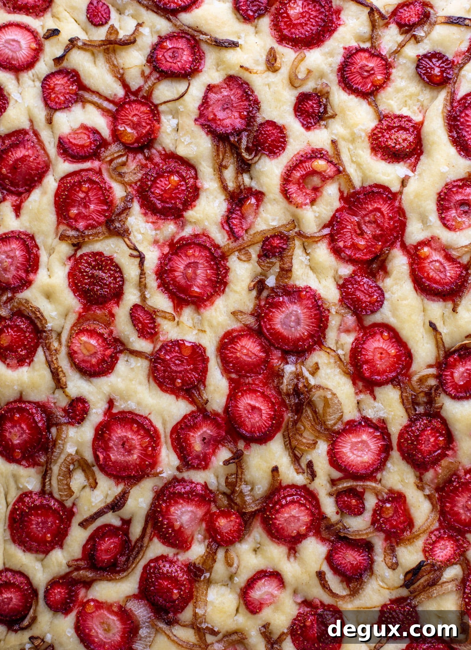 Strawberry and Basil Focaccia Recipe — Sweet Herb Bread Tutorial 6 focaccia with caramelized onions and strawberries