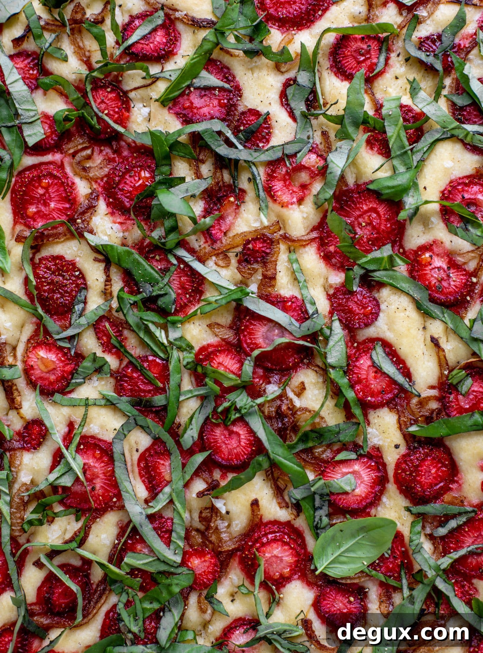 Strawberry and Basil Focaccia Recipe — Sweet Herb Bread Tutorial 5 strawberry basil focaccia