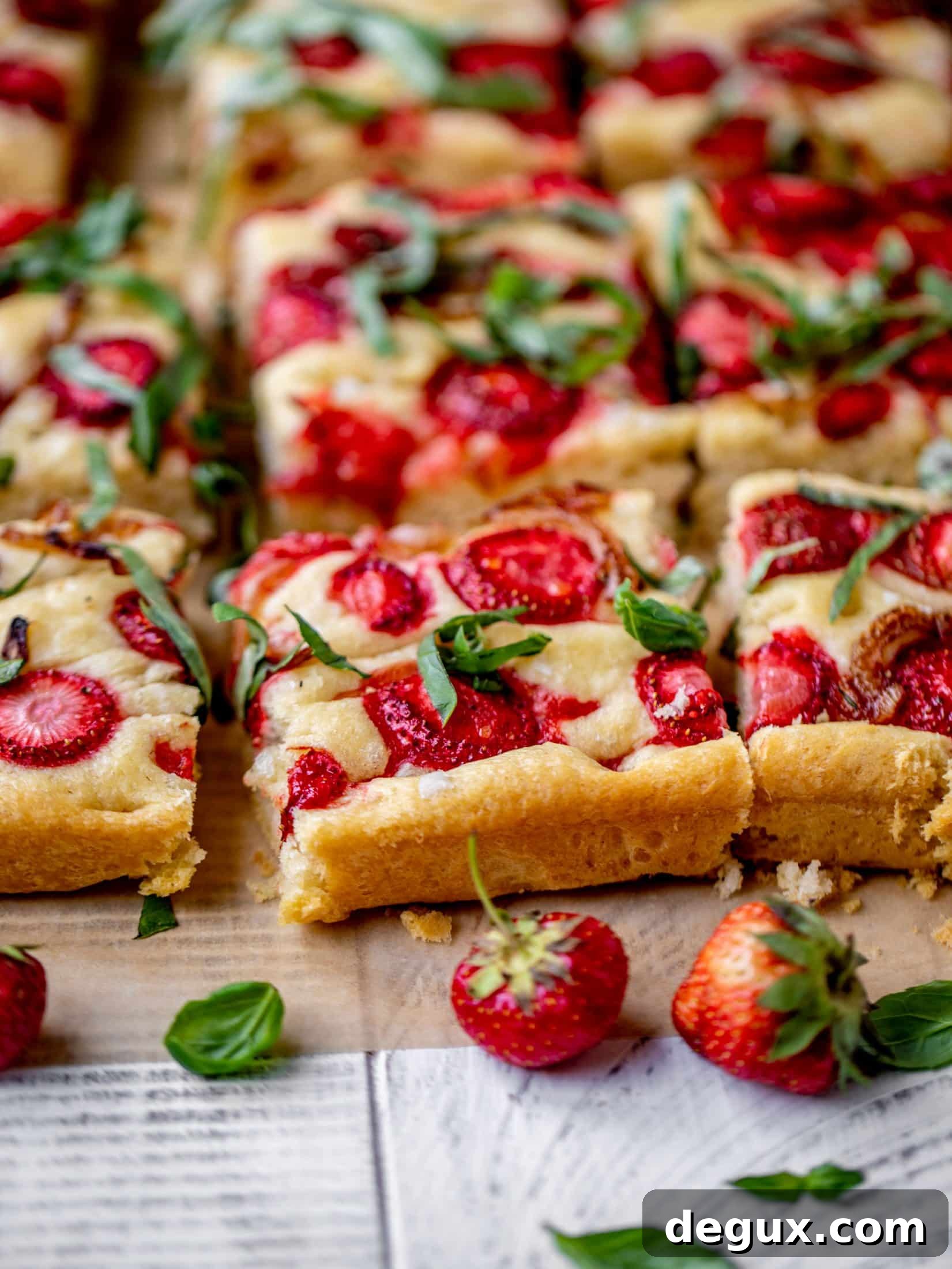 Strawberry and Basil Focaccia Recipe — Sweet Herb Bread Tutorial 10 strawberry basil focaccia