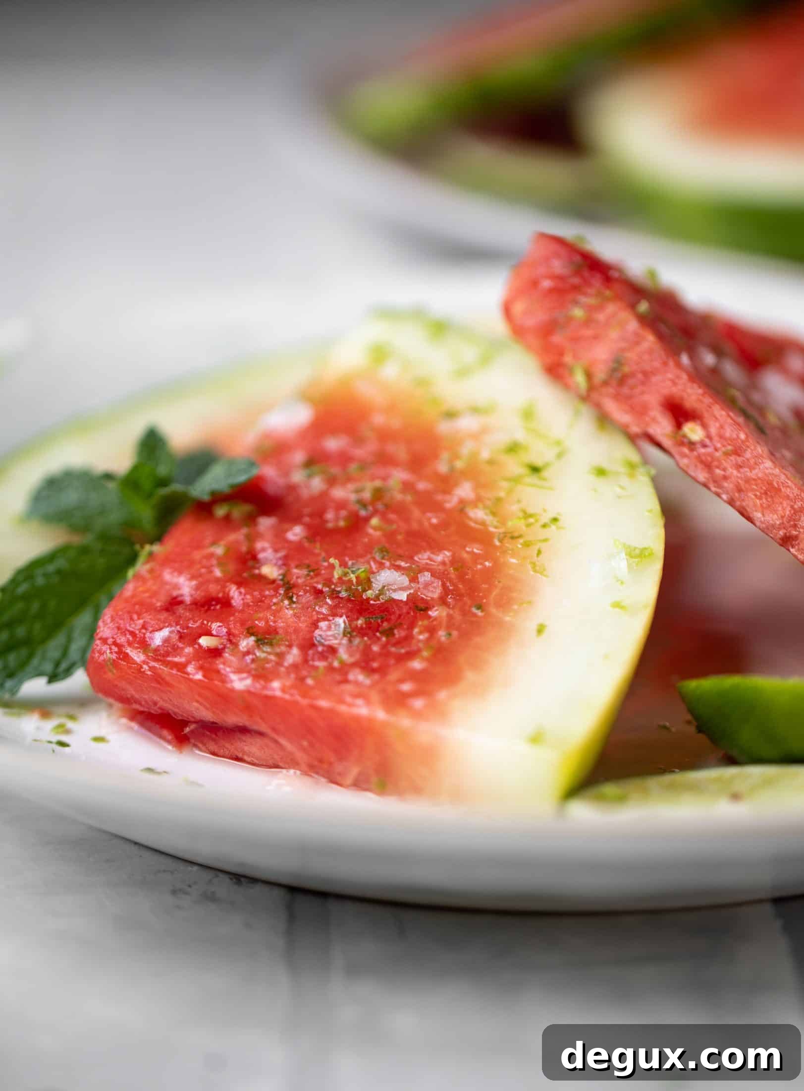 salted mojito watermelon wedges