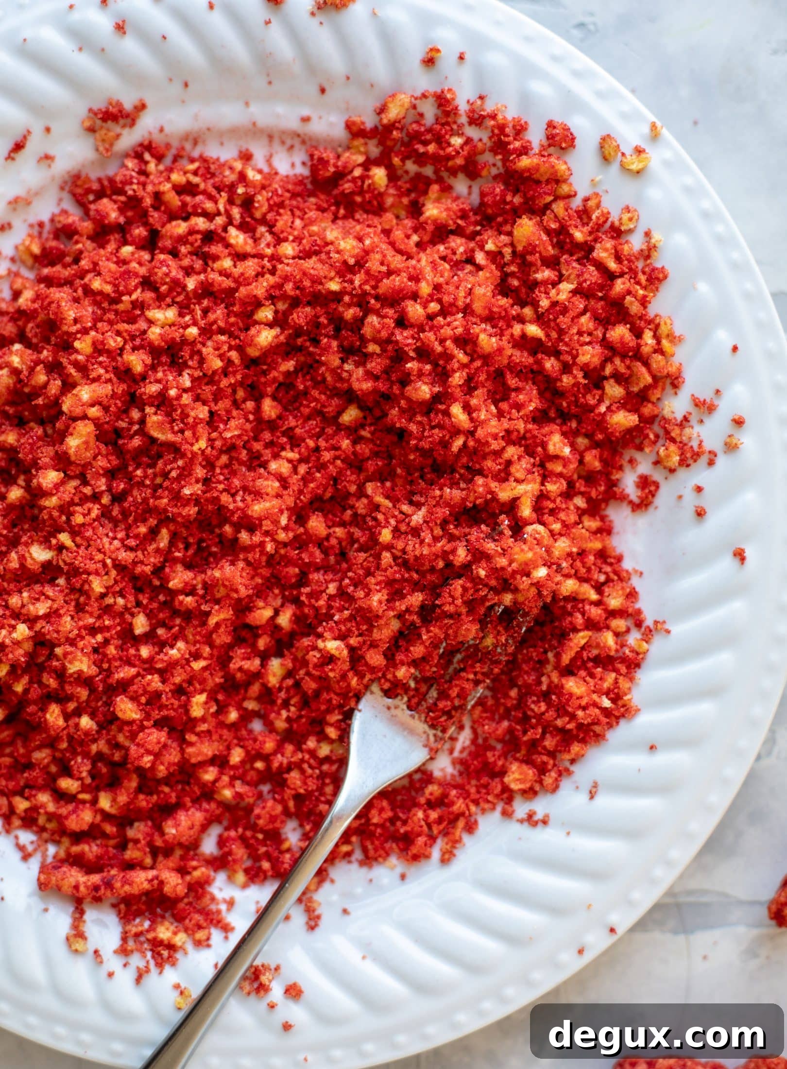 crushed flaming hot cheetos