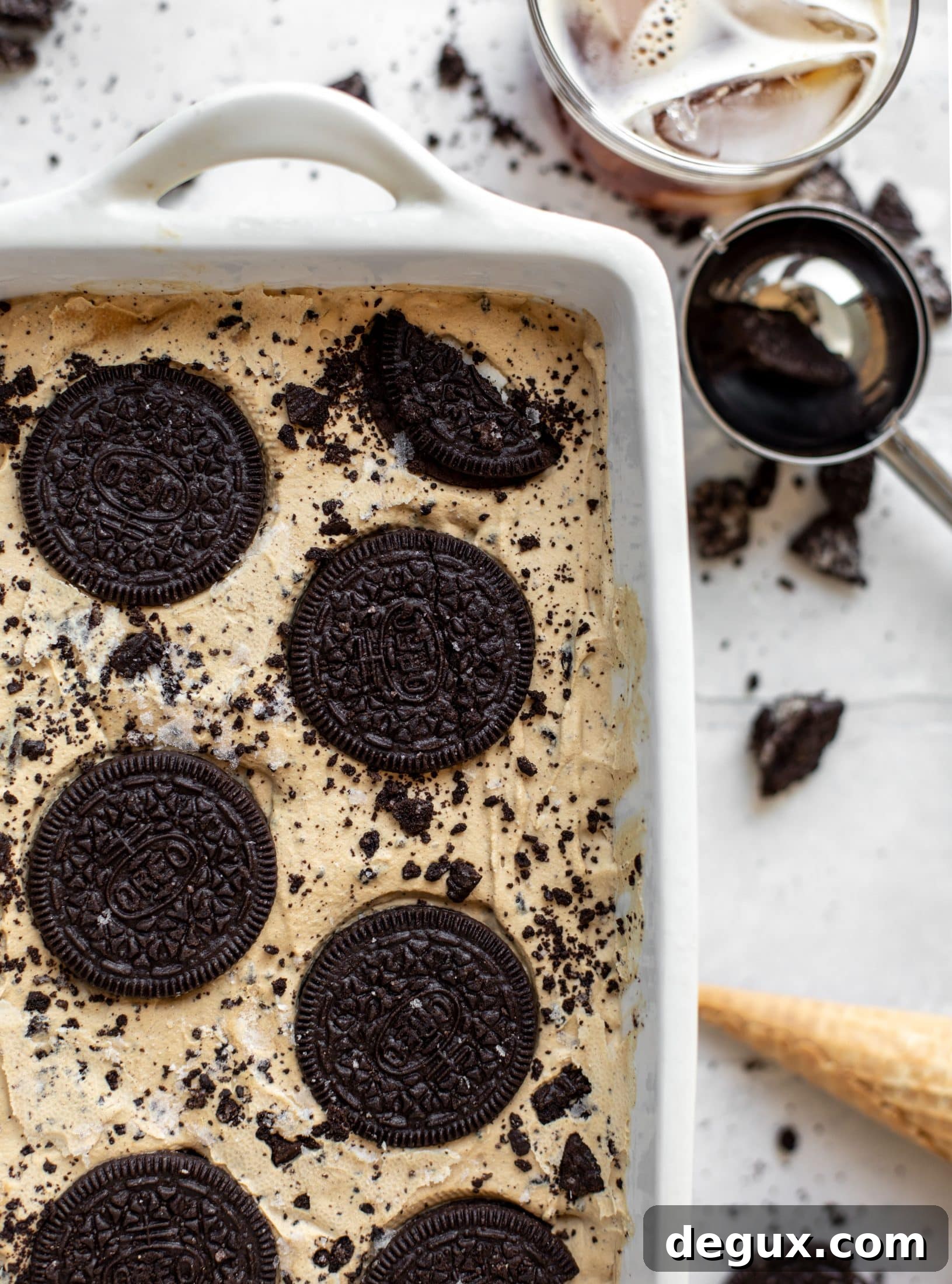 no churn coffee oreo ice cream