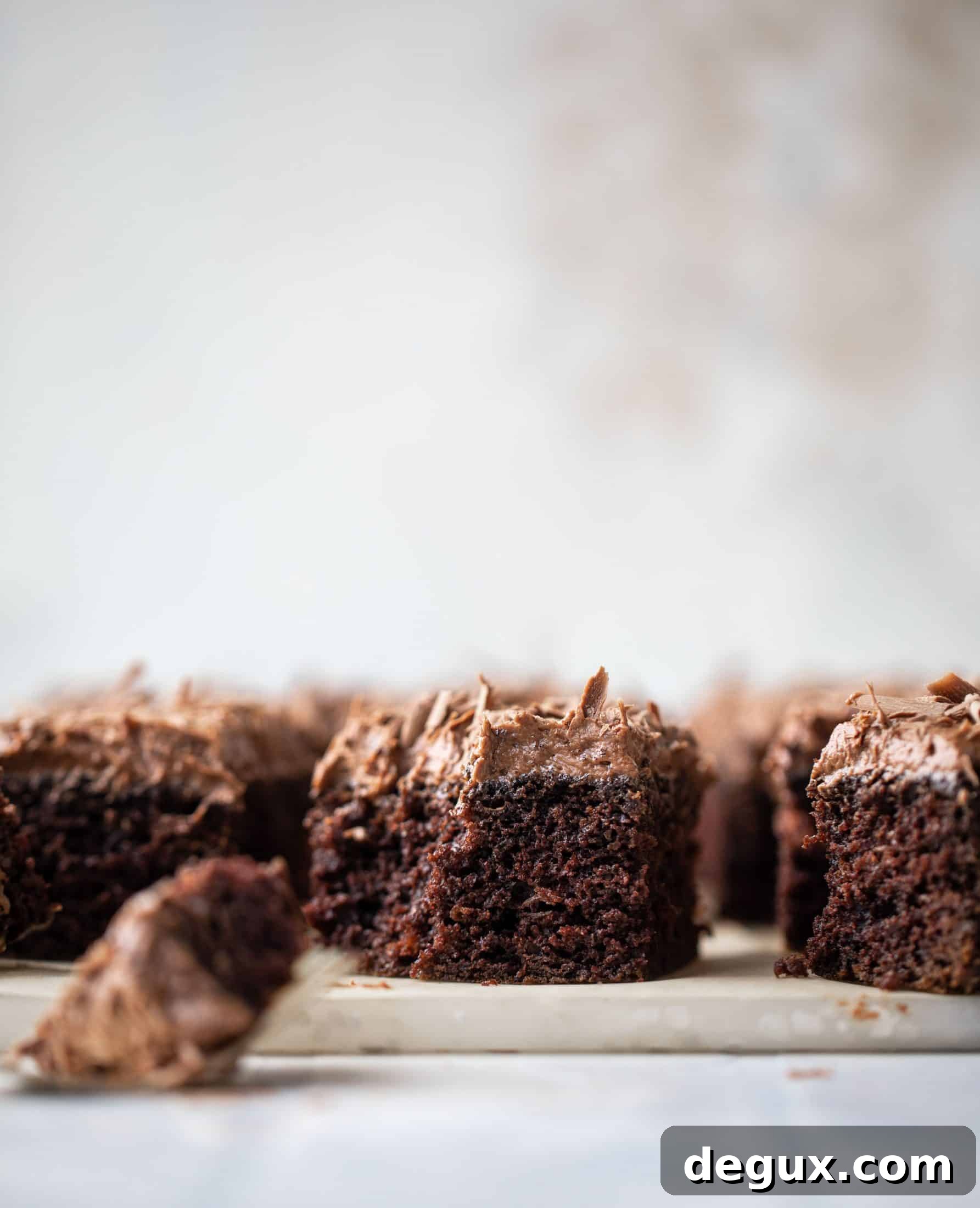 chocolate zucchini cake with chocolate cream cheese frosting
