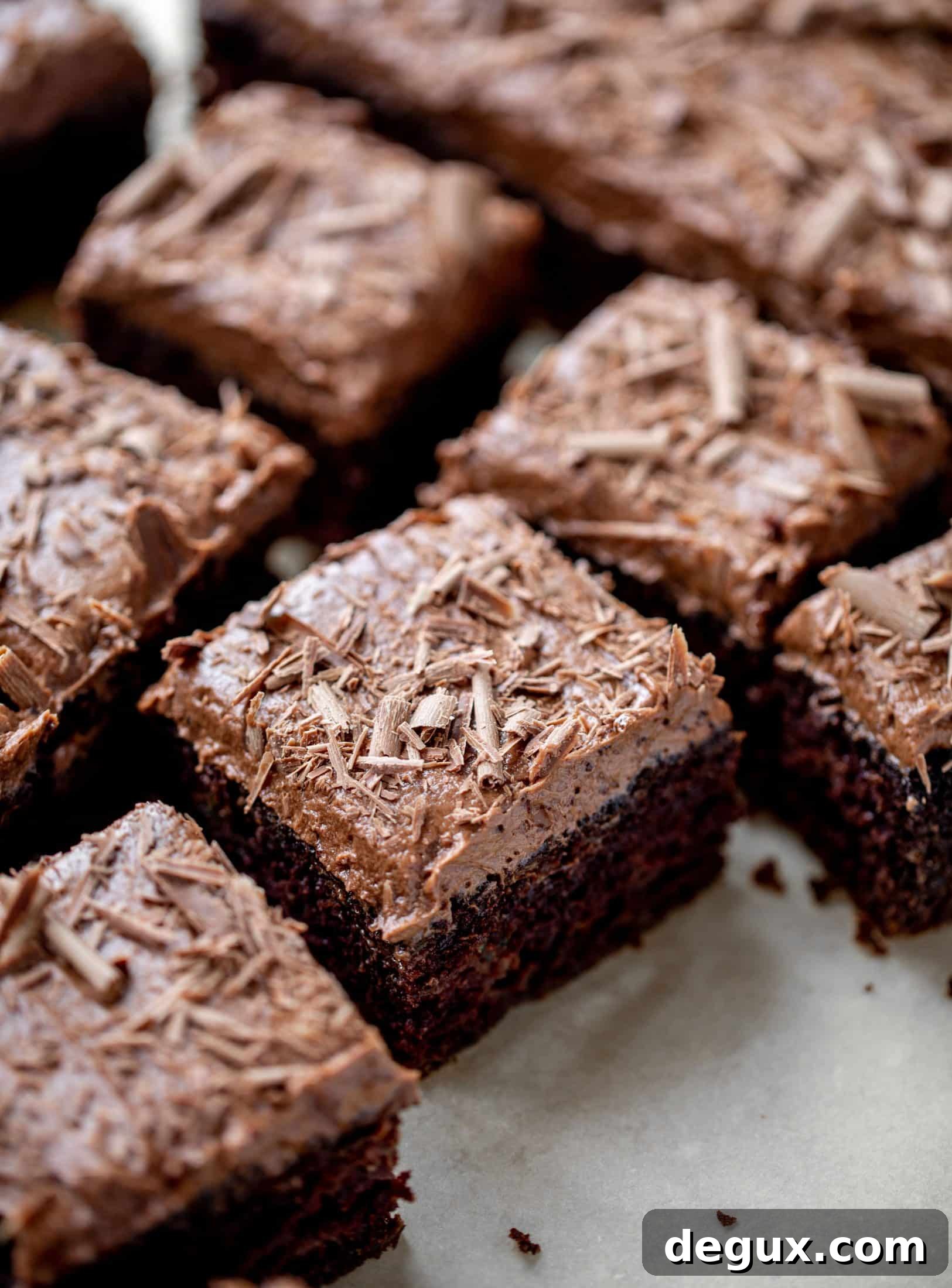 chocolate zucchini cake with chocolate cream cheese frosting