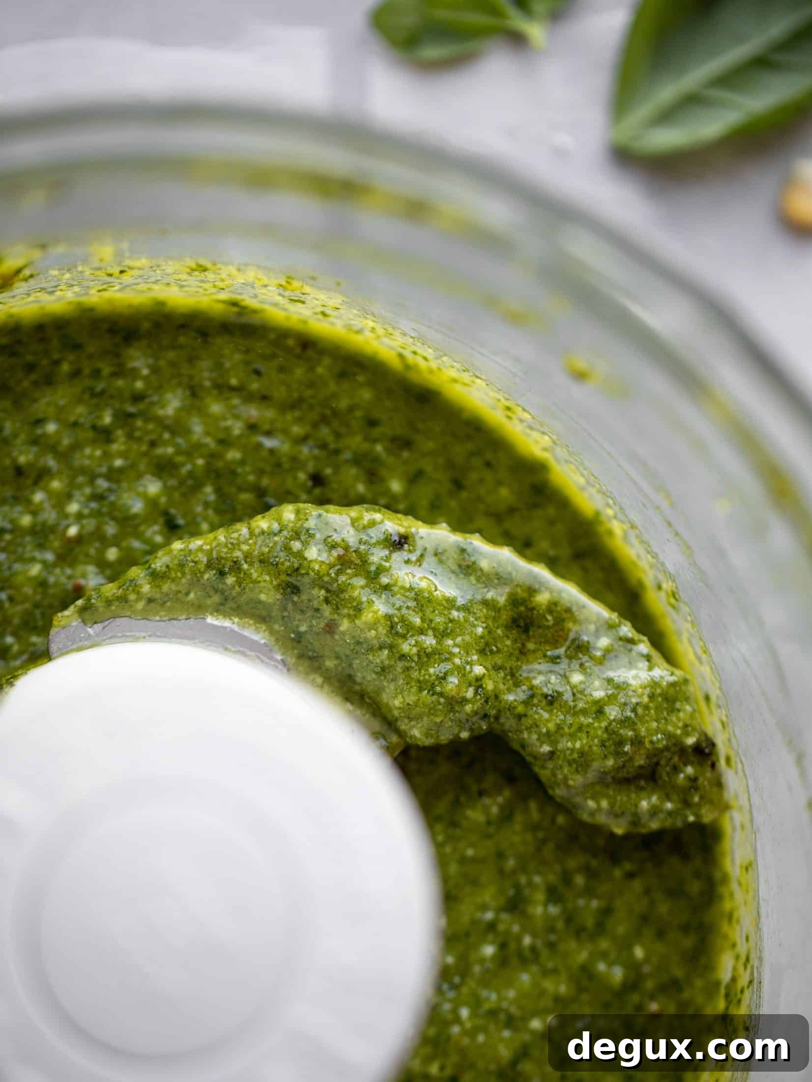 pesto in a food processor