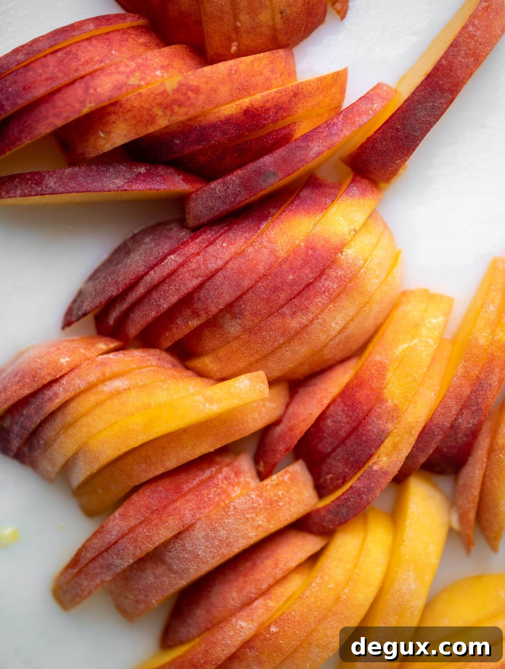 Grilled Peach and Corn Pizza with Chili Garlic Glaze 3 sliced peaches