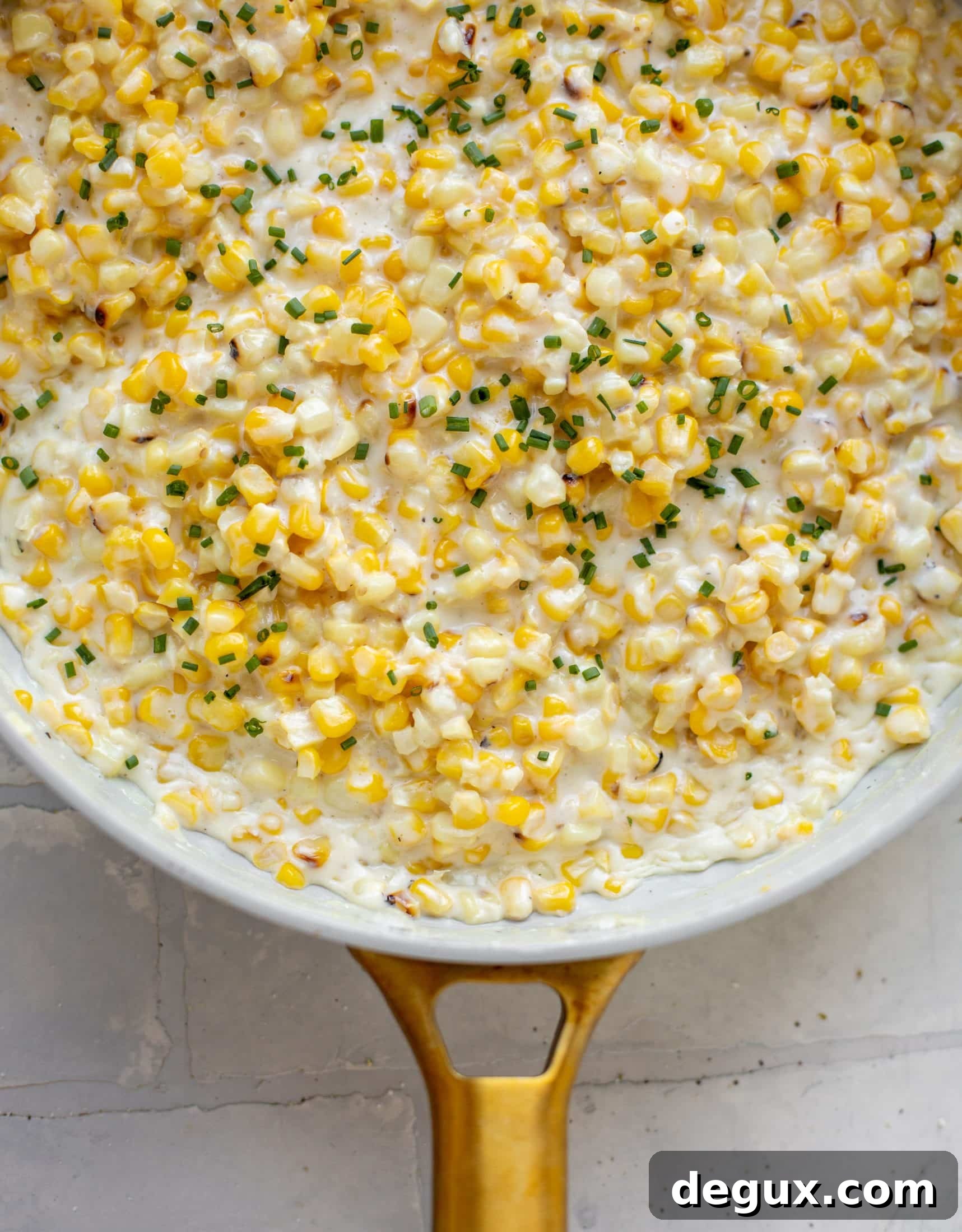 creamed grilled corn