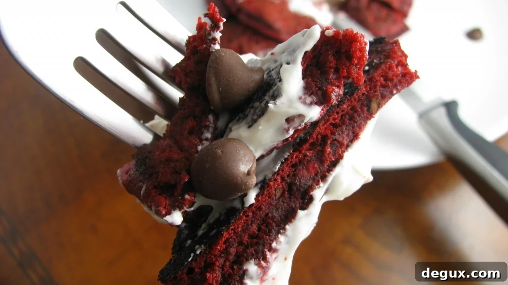 Red velvet pancake stack