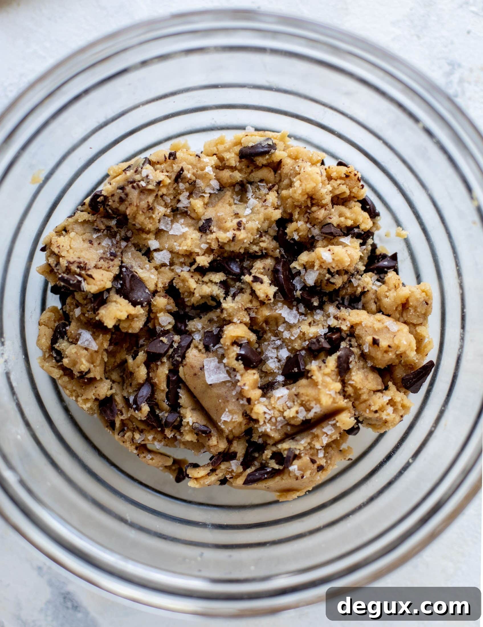 Salted Chocolate Chip Cookie Dough No-Churn Ice Cream 3 edible salted chocolate chip cookie dough