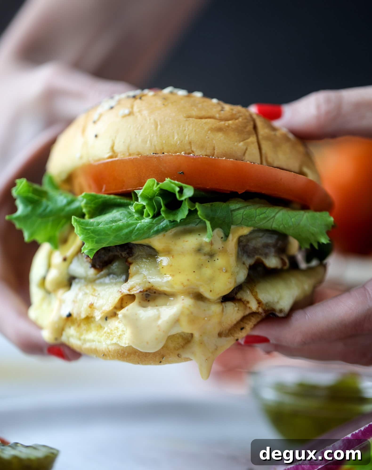 Smoked Gouda Smash Burgers