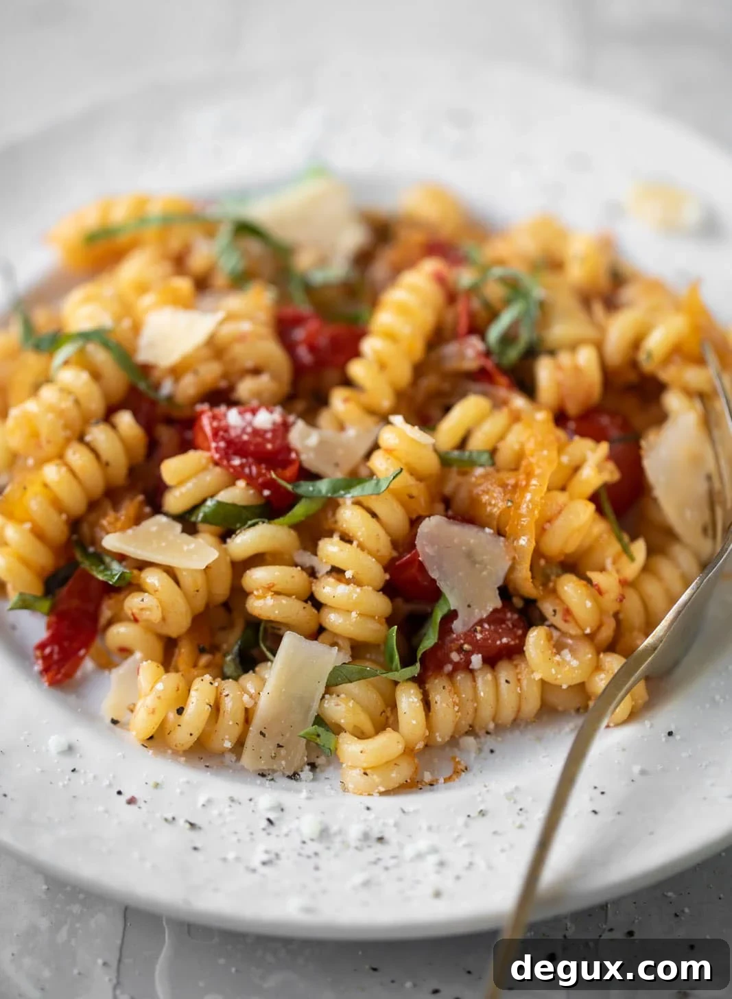 Caramelized Onion and Burst Tomato Pasta Skillet Recipe 10 caramelized onion tomato pasta with basil and parmesan