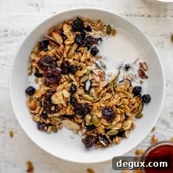 Salted Maple Granola Recipe for Crunchy Homemade Morning Oats 10 img 67816 10