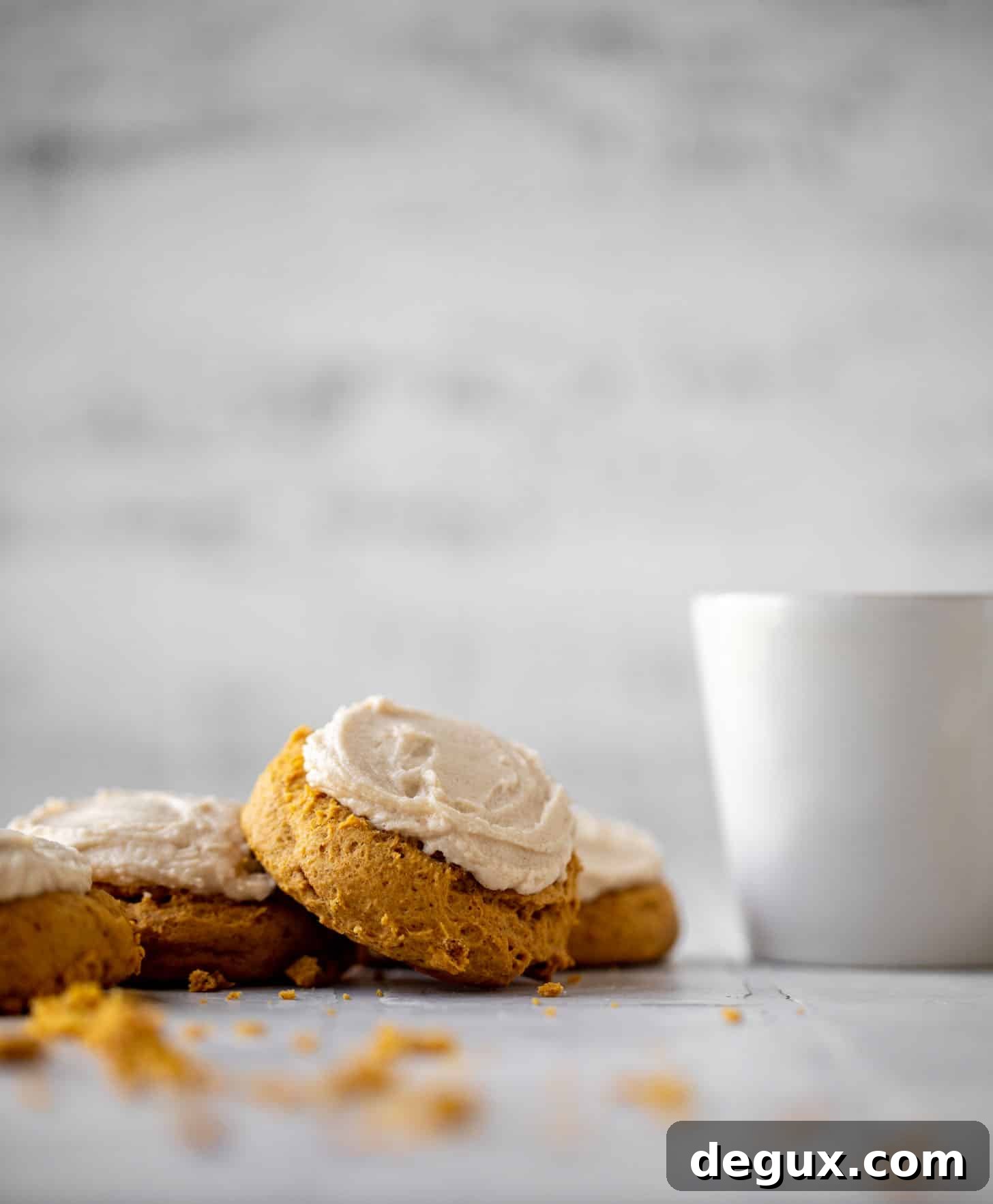 Brown Butter Pumpkin Cookies with Vanilla Icing 12 brown butter iced pumpkin cookies